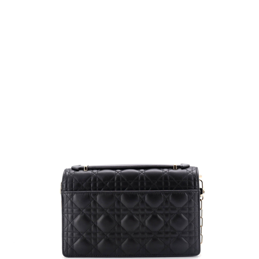 My Dior Top Handle Flap Bag Cannage Quilt Lambskin Small