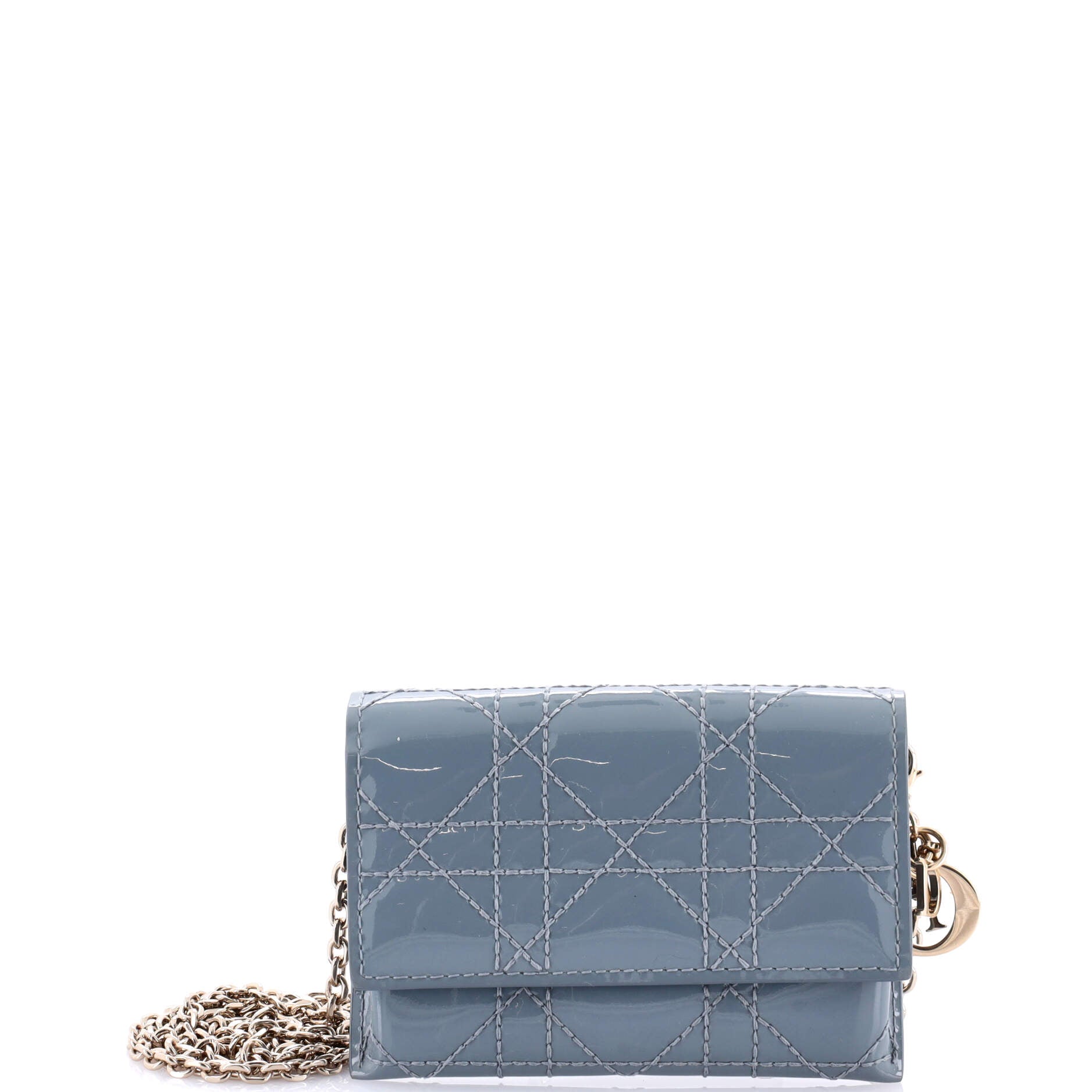 Lady Dior Nano Belt Pouch Cannage Quilt Patent