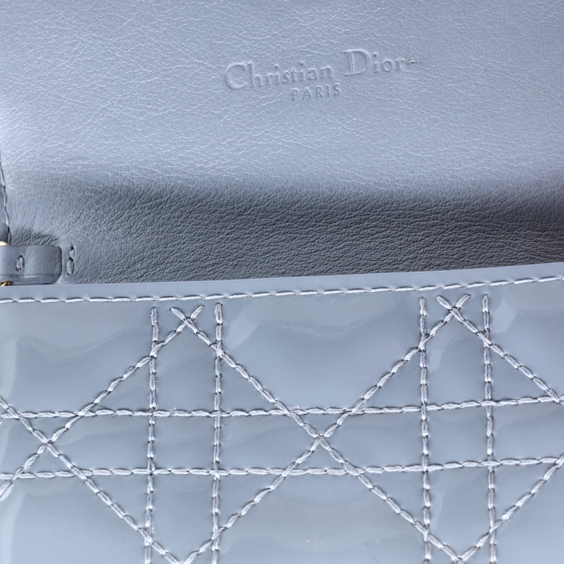 Lady Dior Nano Belt Pouch Cannage Quilt Patent