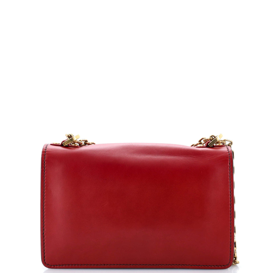 J'adior Flap Bag Leather Medium
