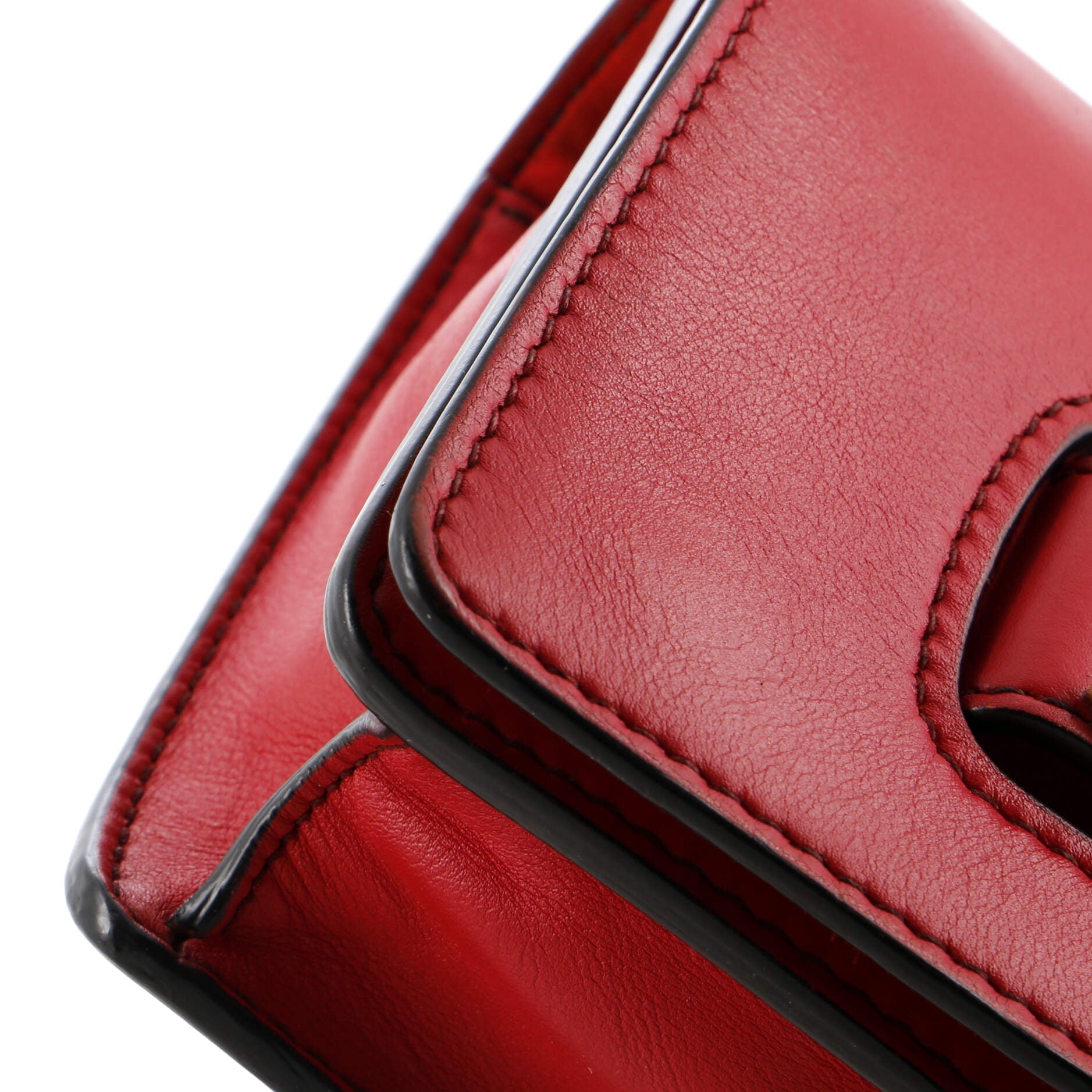 J'adior Flap Bag Leather Medium