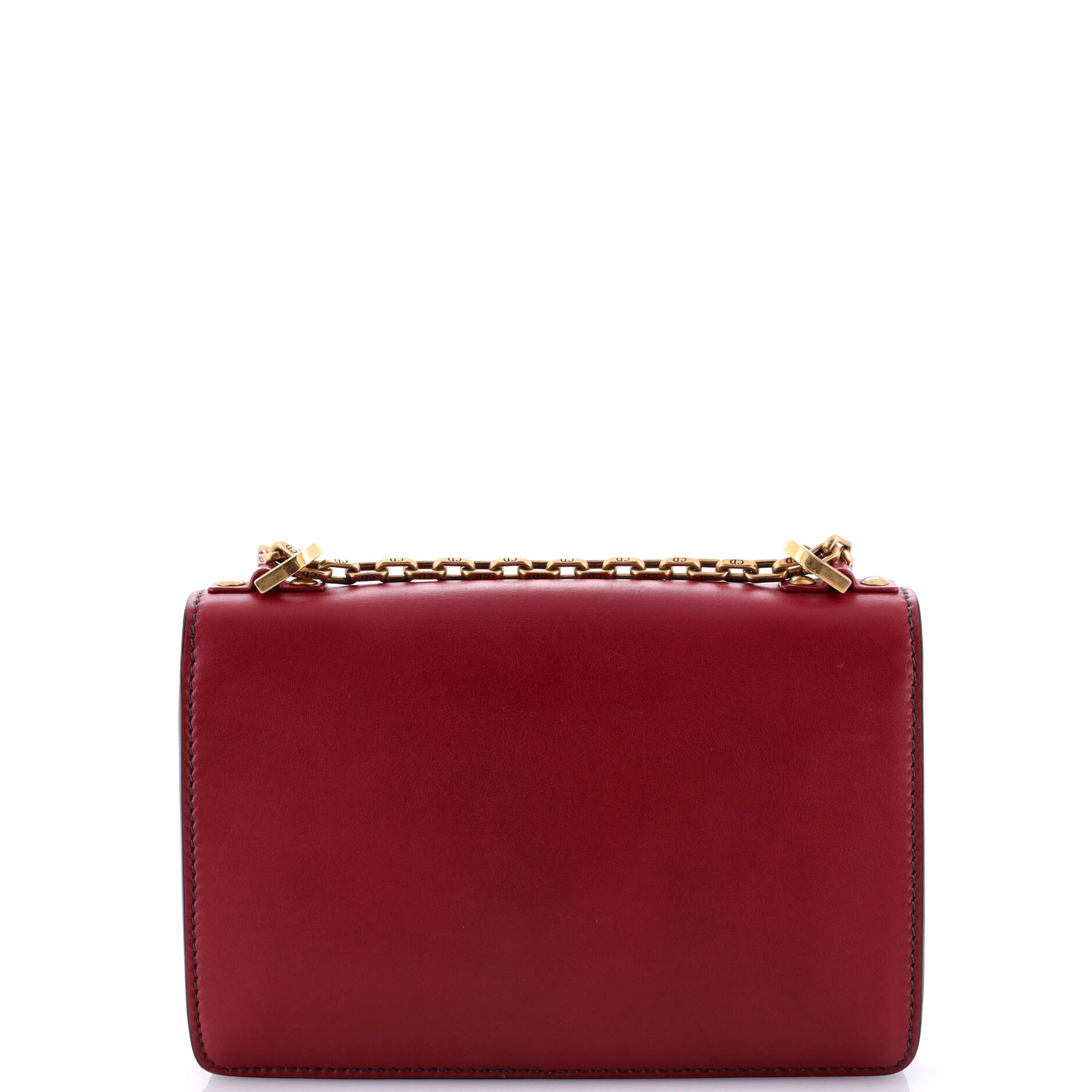 J'adior Flap Bag Leather Medium