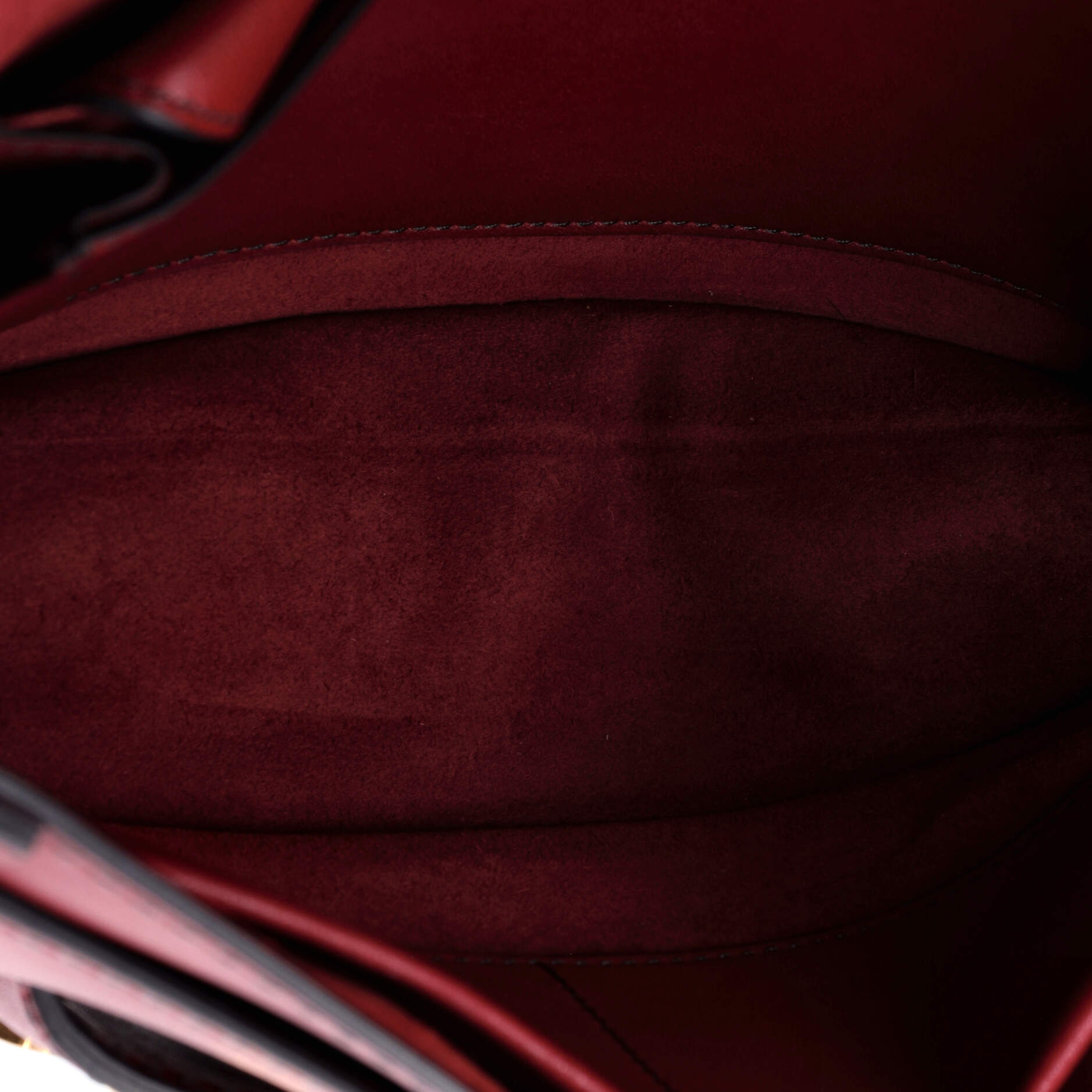 J'adior Flap Bag Leather Medium