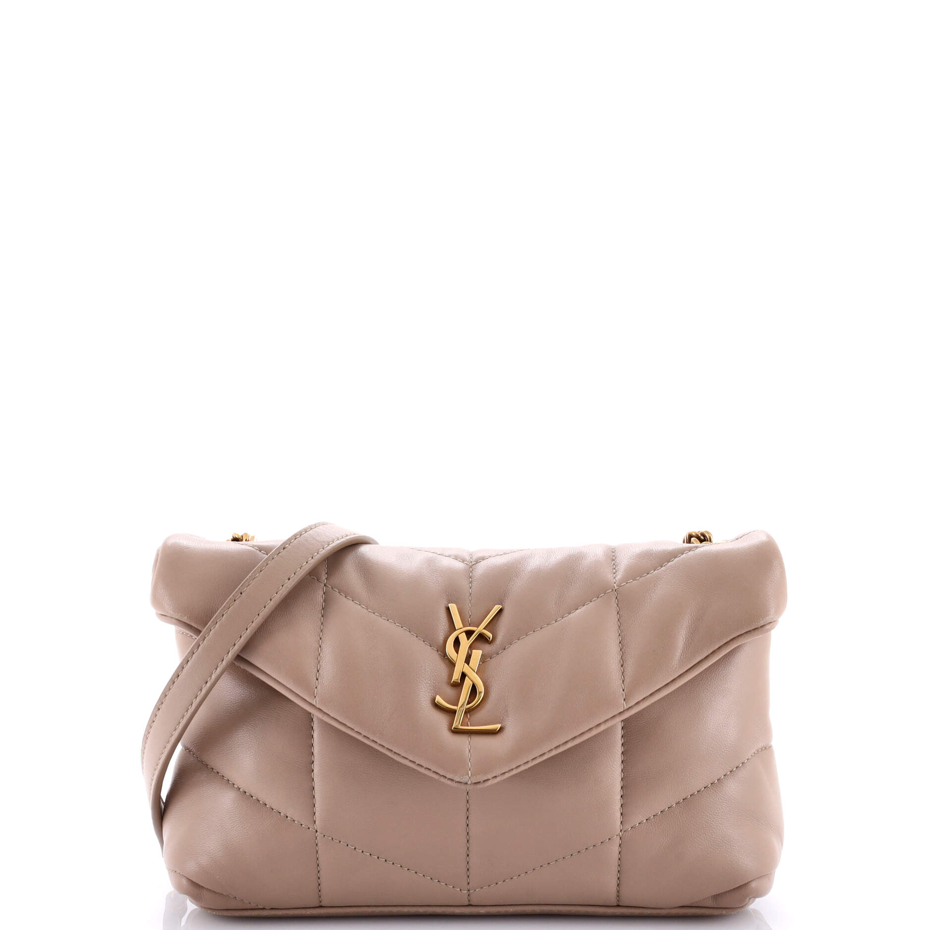 Loulou Puffer Shoulder Bag Quilted Leather Mini