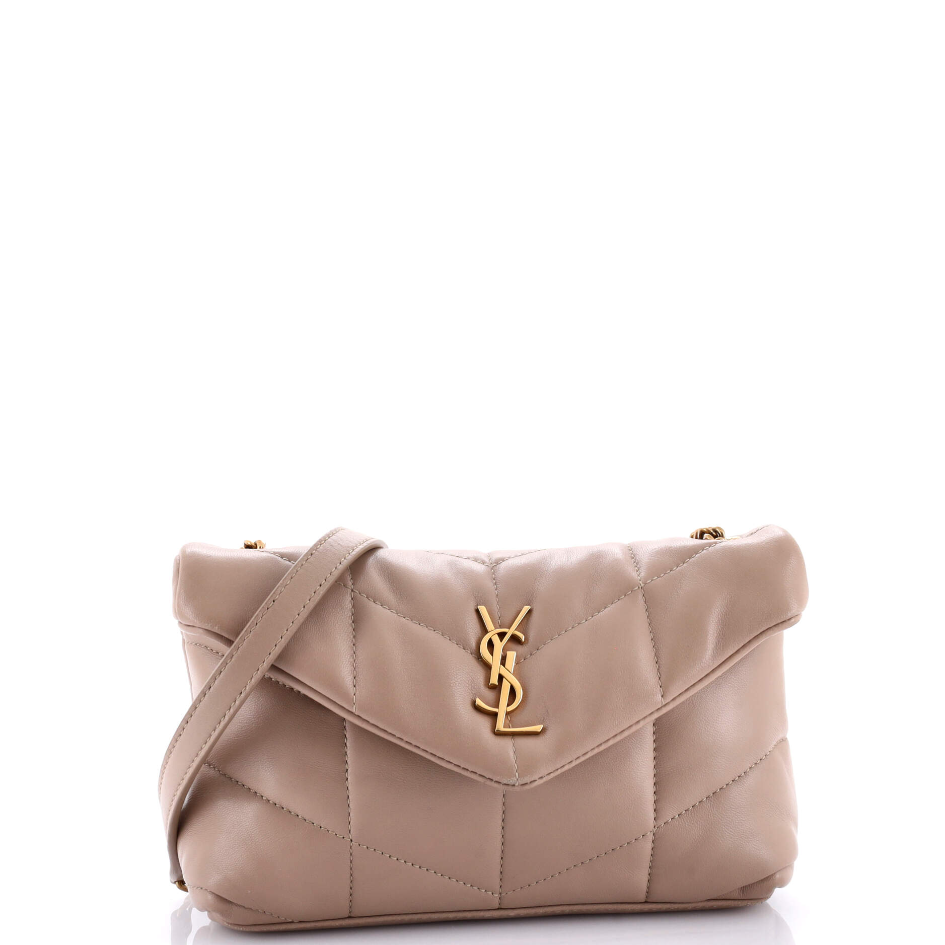 Loulou Puffer Shoulder Bag Quilted Leather Mini