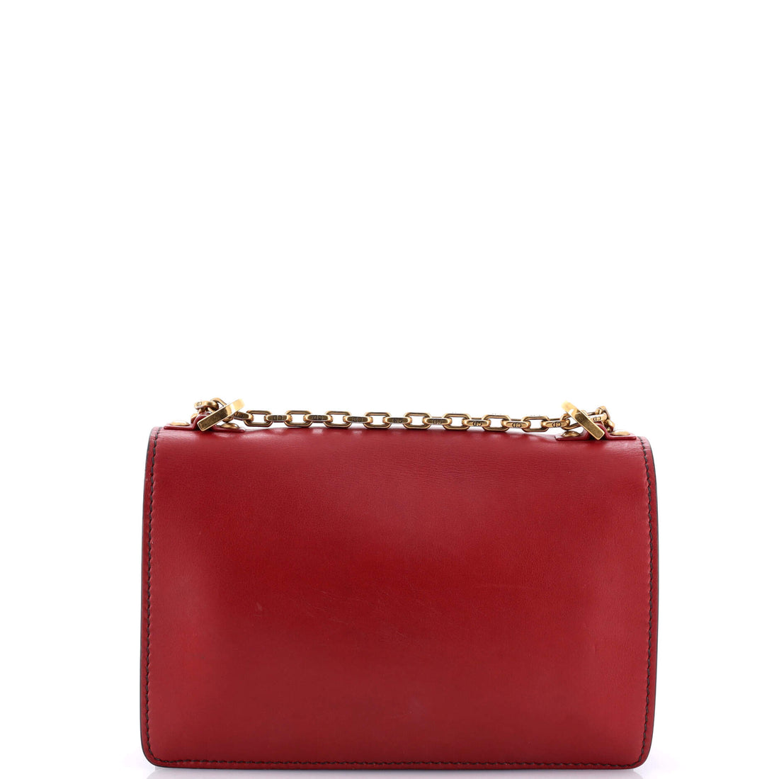 J'adior Flap Bag Leather Medium