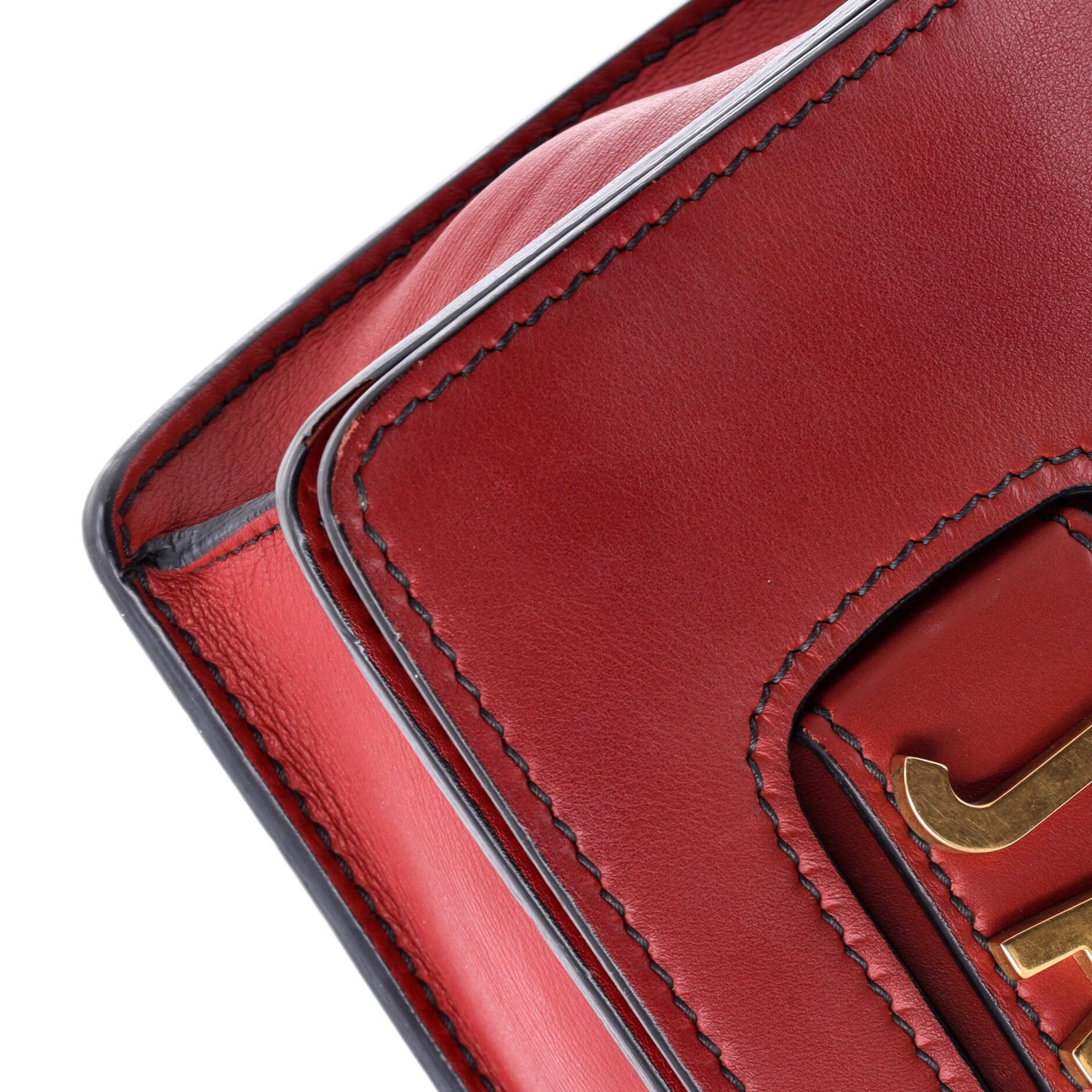 J'adior Flap Bag Leather Medium