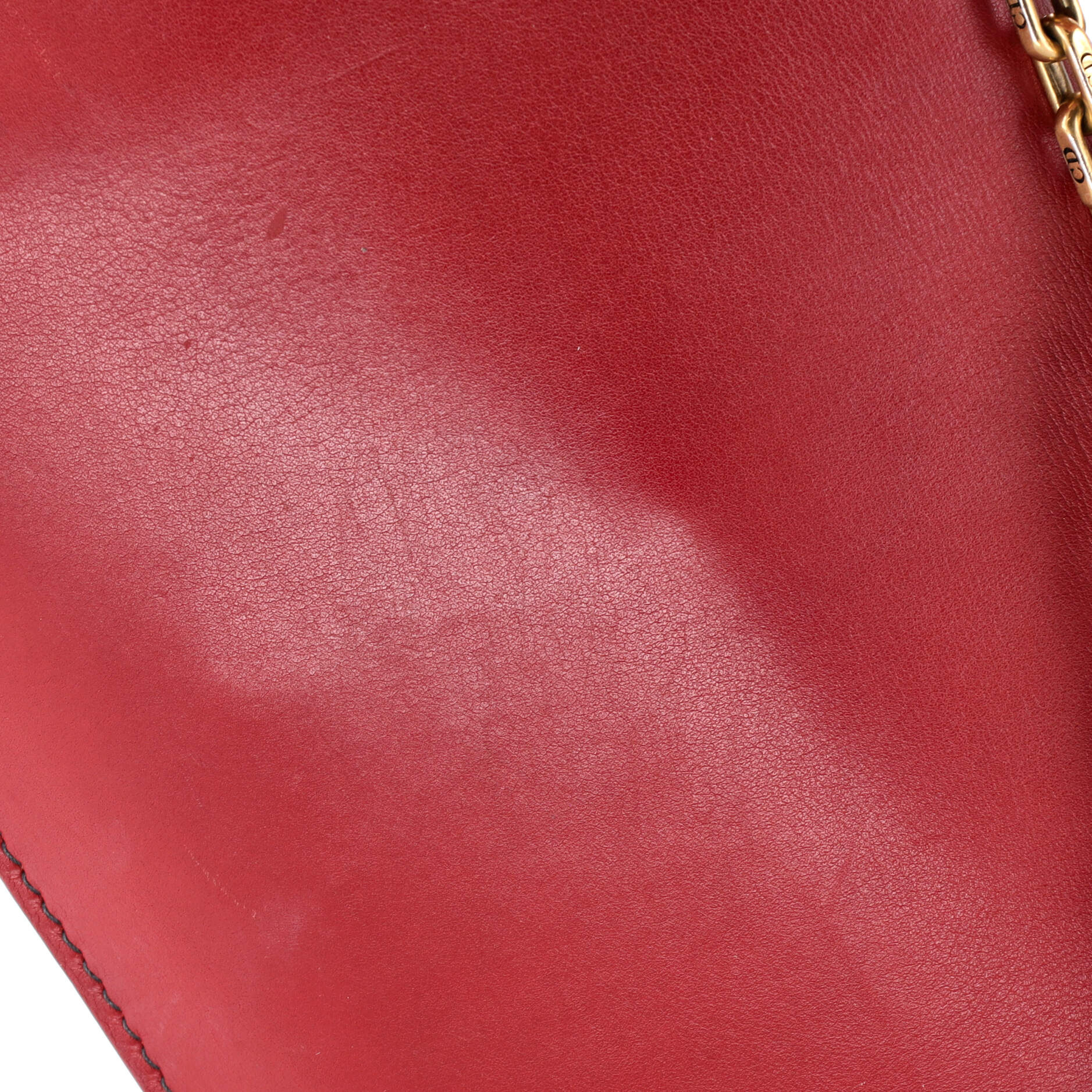 J'adior Flap Bag Leather Medium
