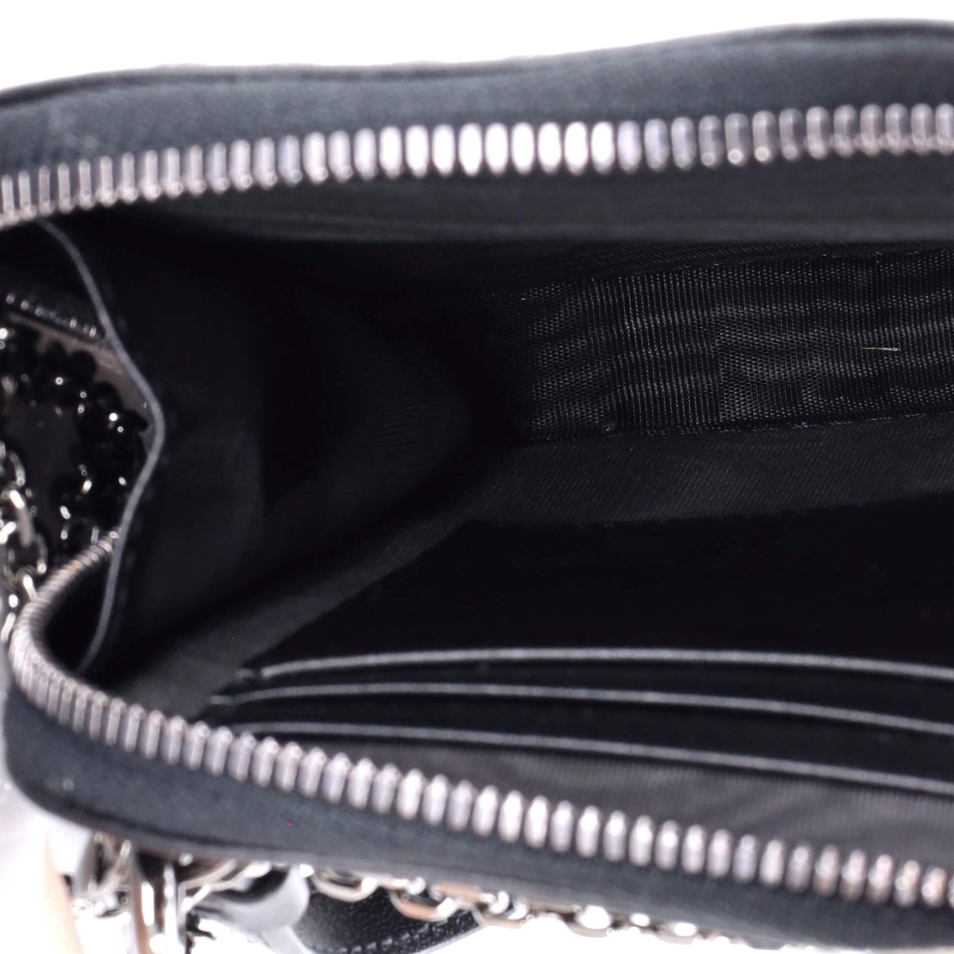 Lady Dior Phone Holder On Chain Studded Leather