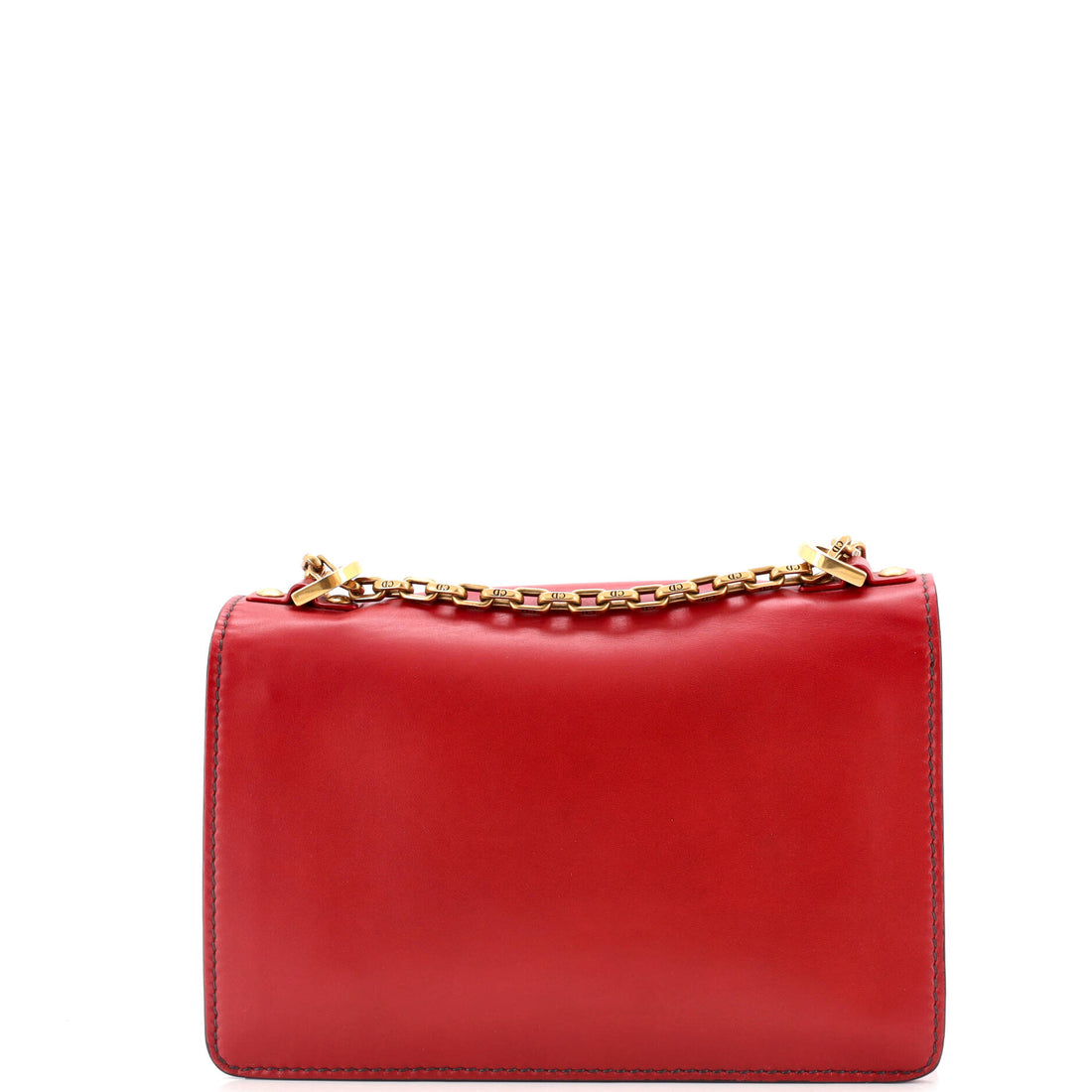 J'adior Flap Bag Leather Medium