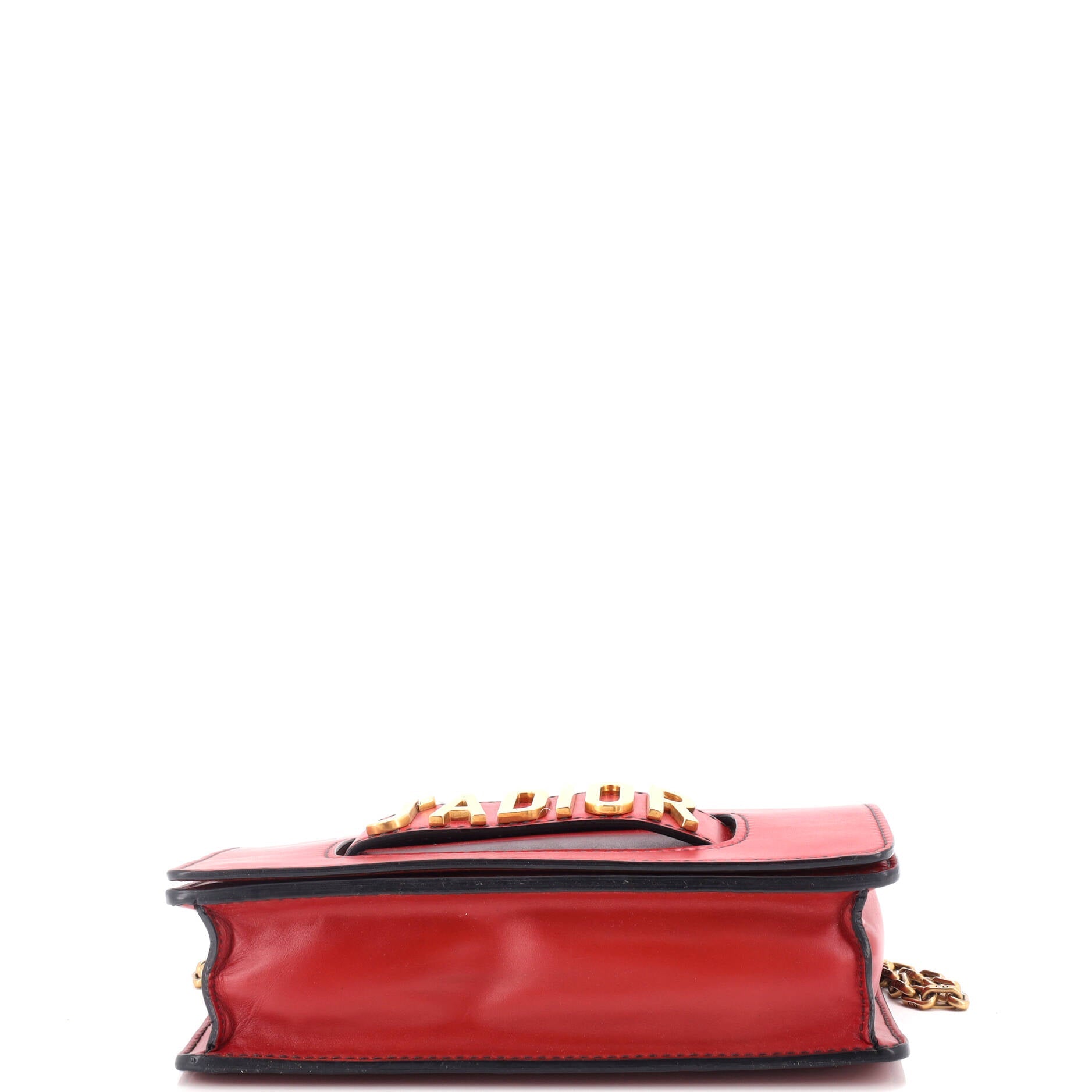 J'adior Flap Bag Leather Medium