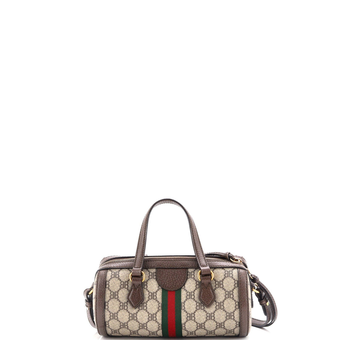 X Gucci The Hacker Project Boston Bag Bb Coated Canvas Small