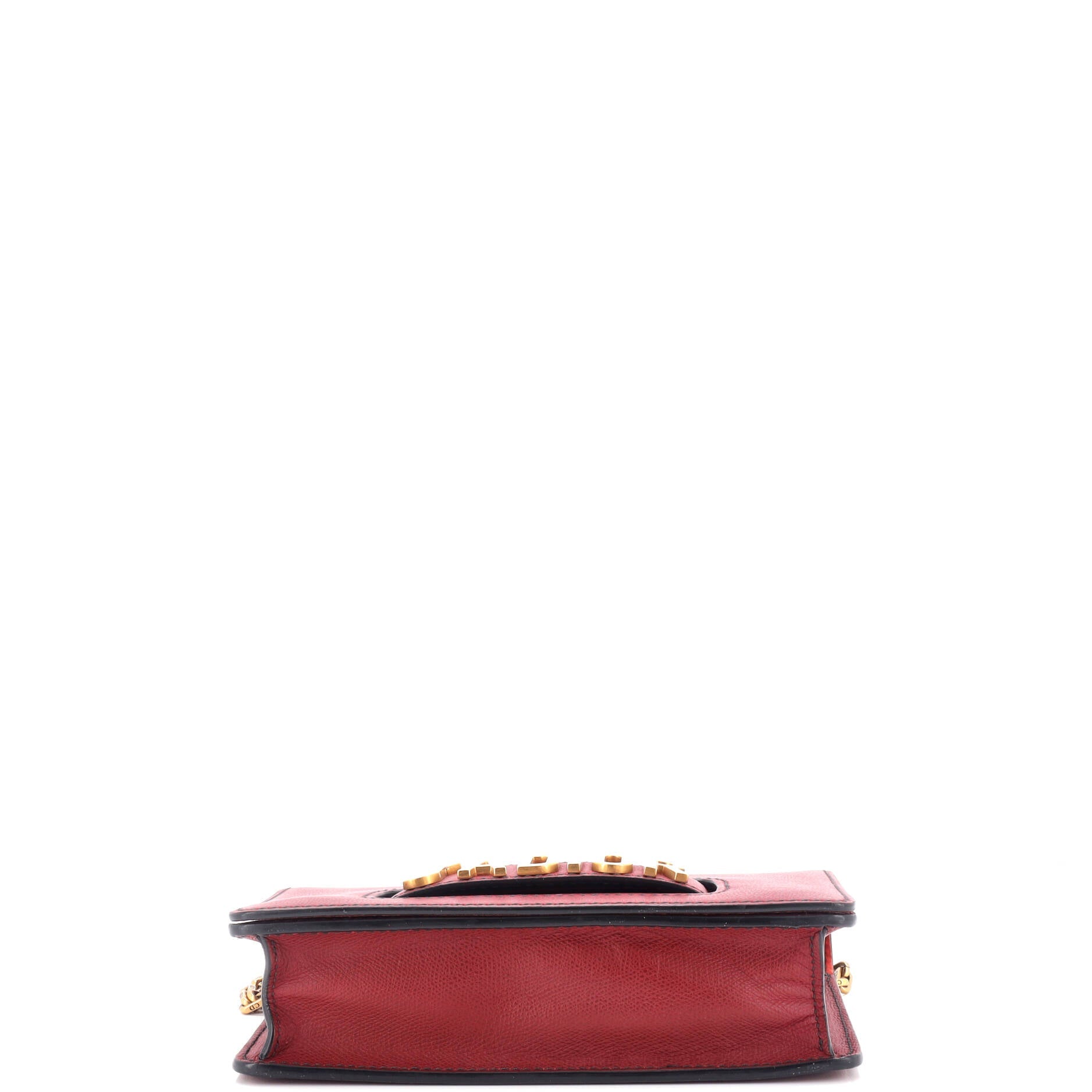 J'adior Flap Bag Leather Medium