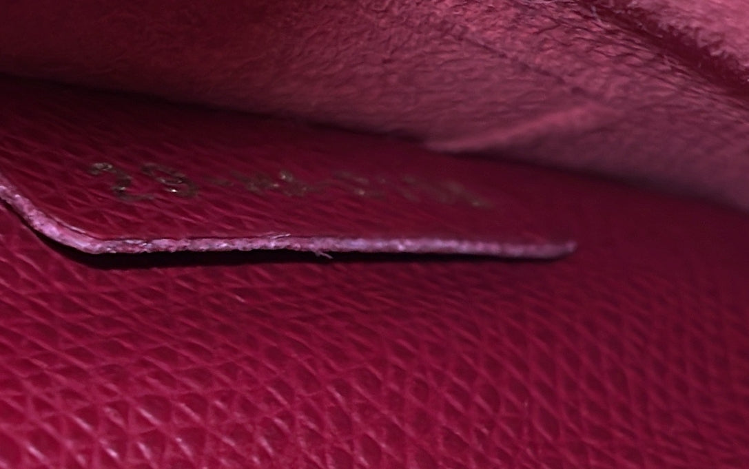 J'adior Flap Bag Leather Medium
