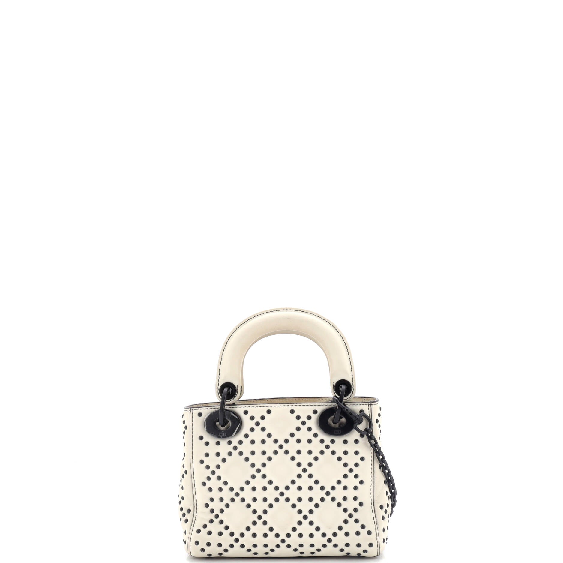 Lady Dior Chain Bag Cannage Studded Calfskin Mini