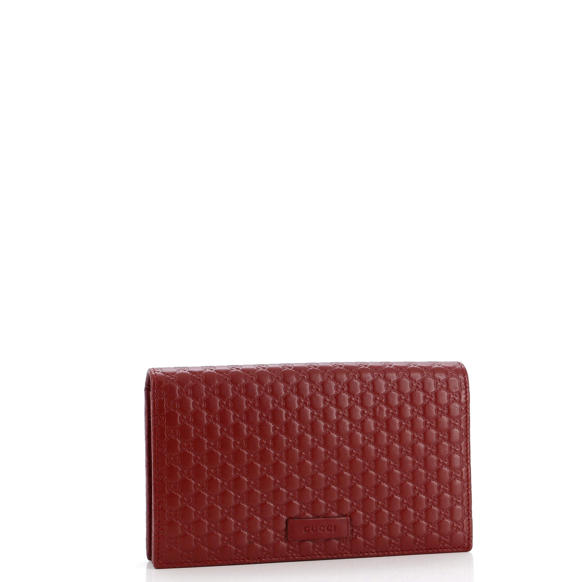 Wallet On Strap Microguccissima Leather