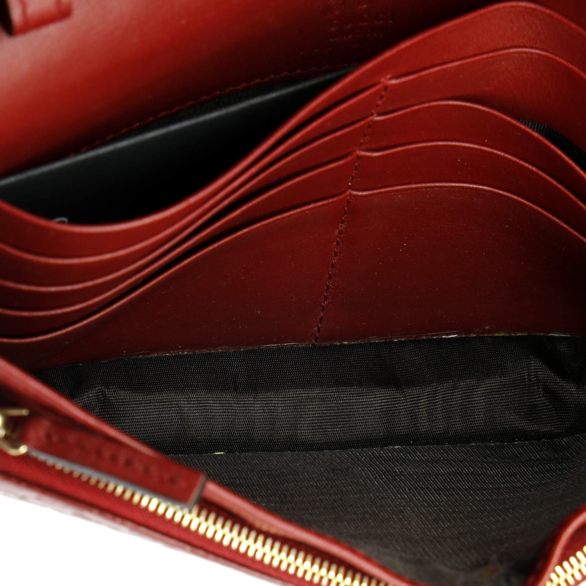 Wallet On Strap Microguccissima Leather