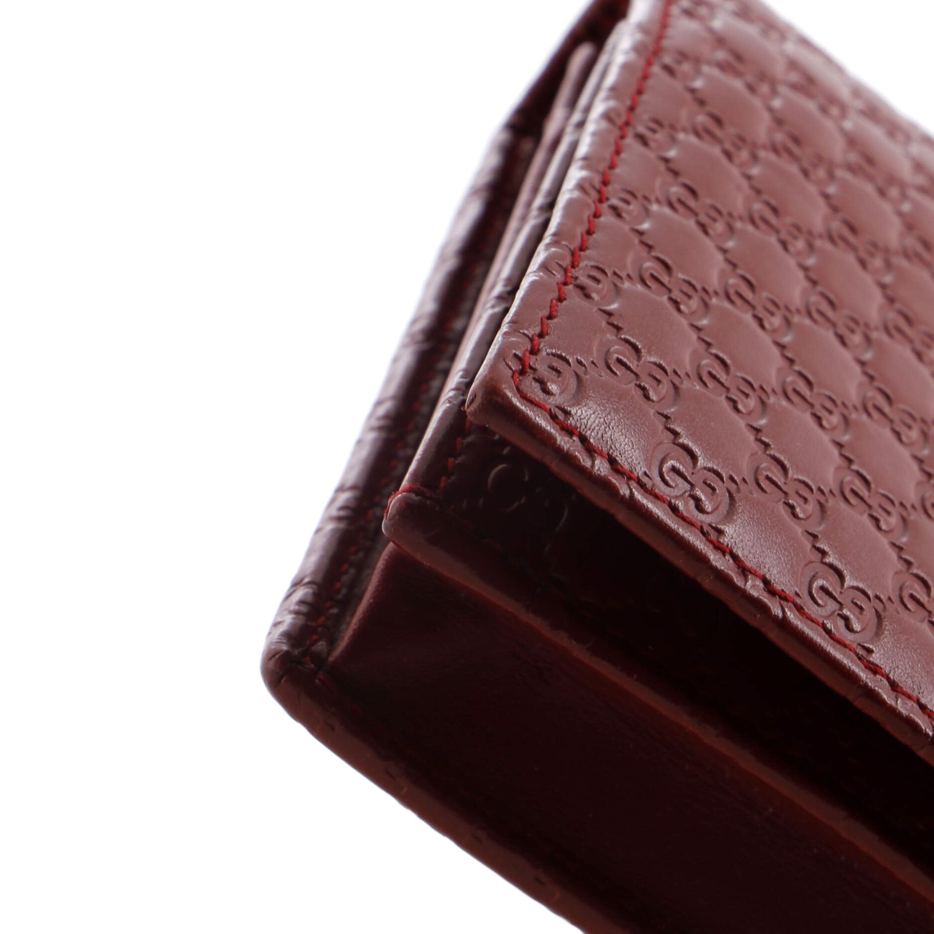 Wallet On Strap Microguccissima Leather