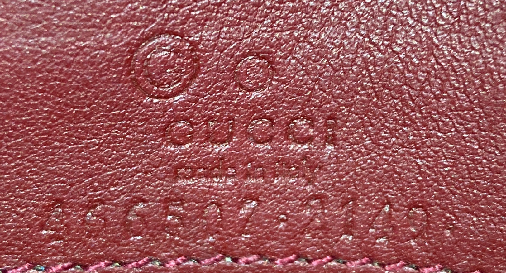 Wallet On Strap Microguccissima Leather