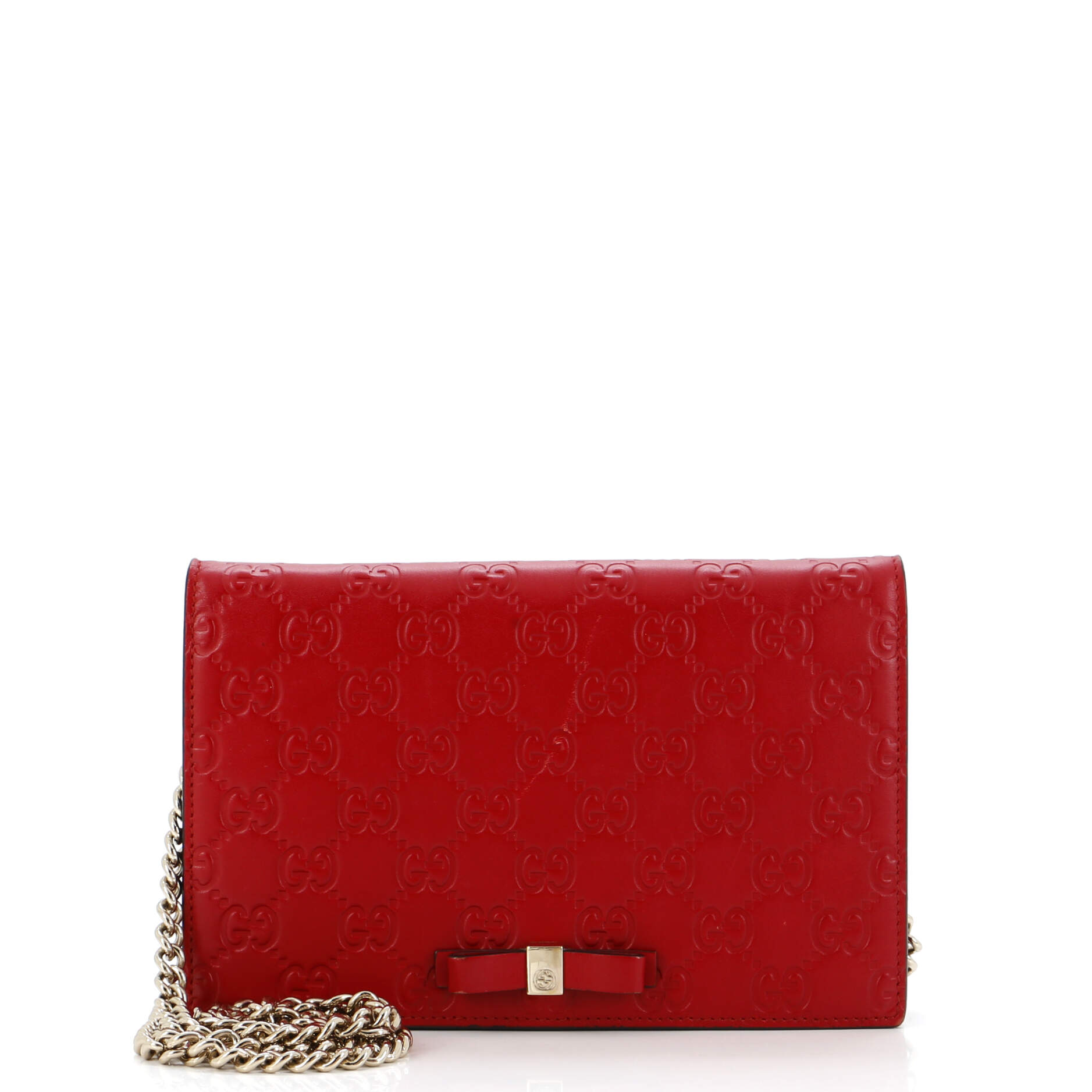 Signature Wallet On Chain Guccissima Leather