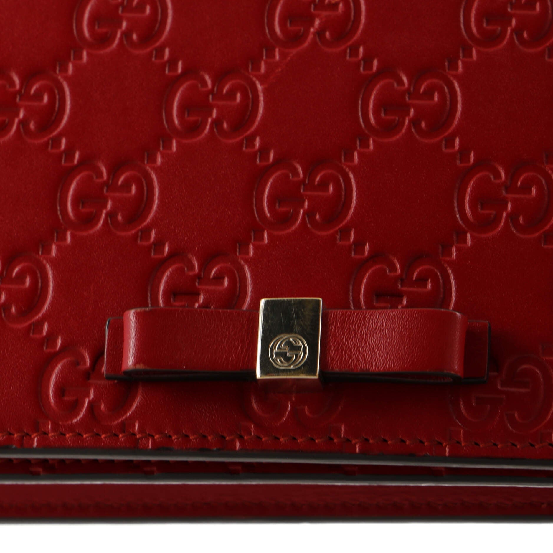 Signature Wallet On Chain Guccissima Leather