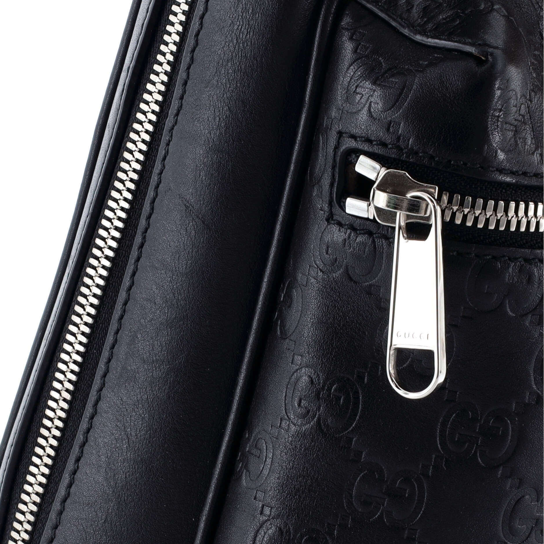 Signature Slim Crossbody Bag Guccissima Leather Small