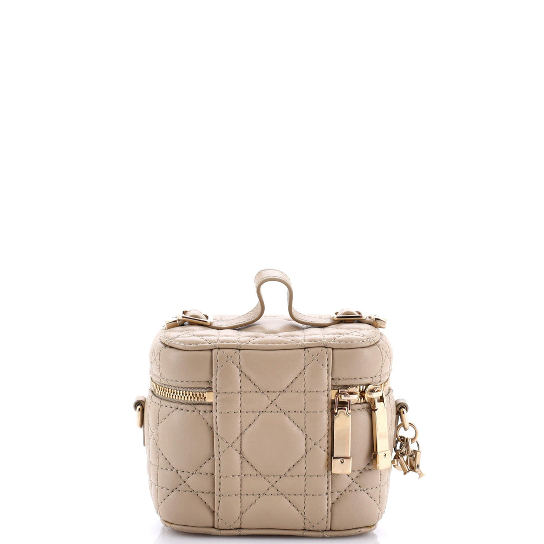 Lady Dior Vanity Case Cannage Quilt Lambskin Micro