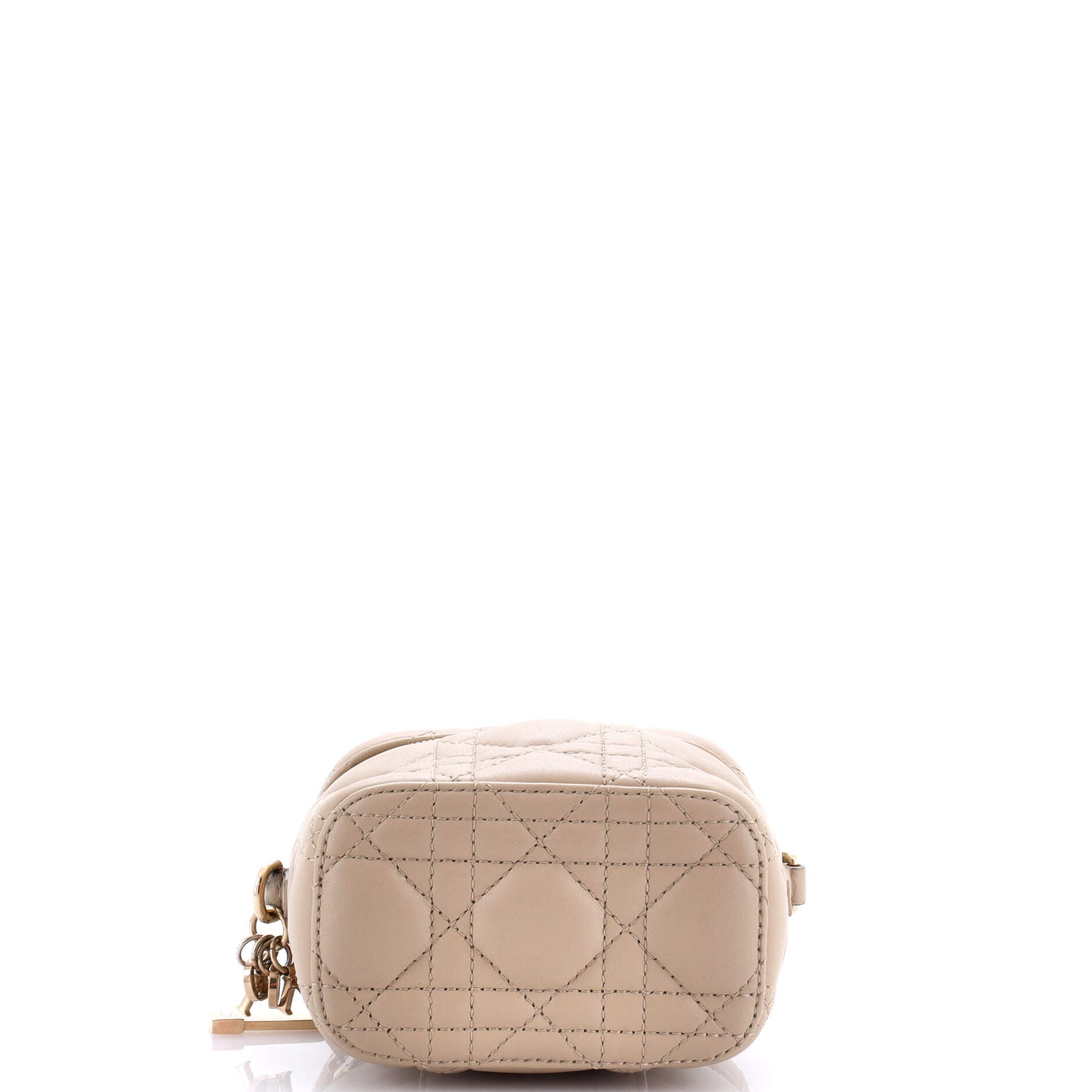 Lady Dior Vanity Case Cannage Quilt Lambskin Micro