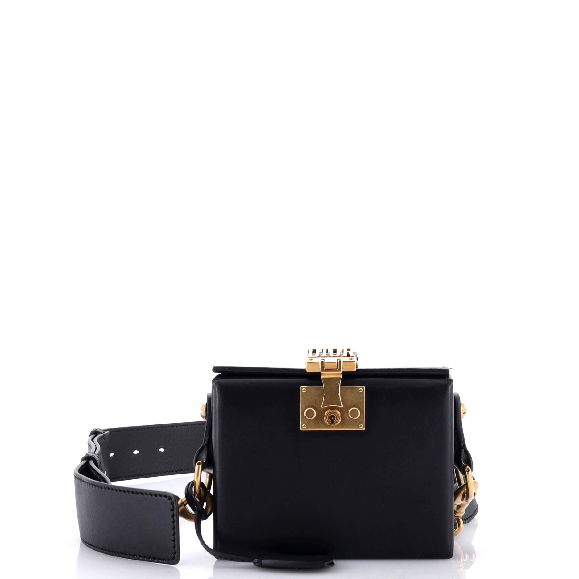 Dioraddict Lockbox Bag Leather Small