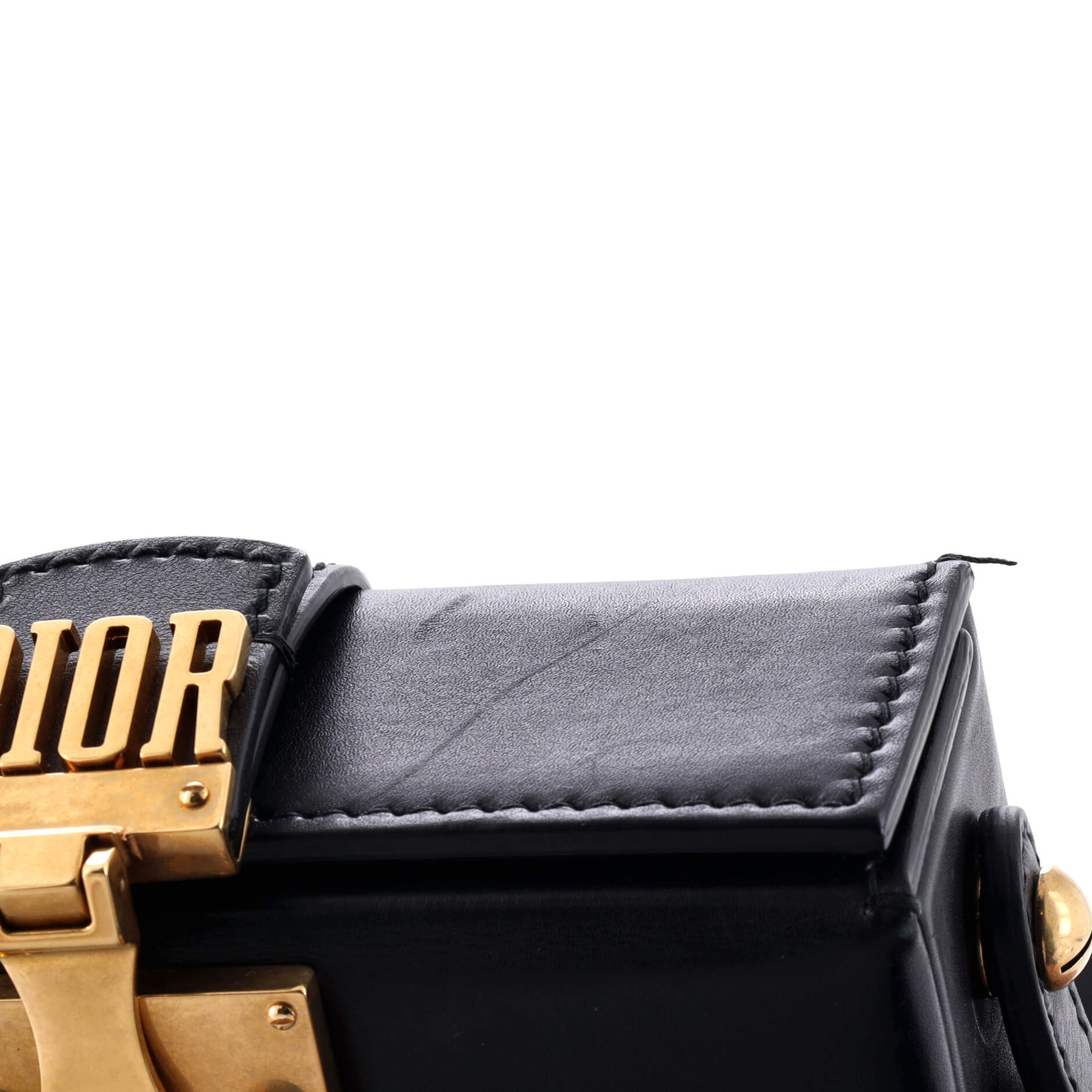 Dioraddict Lockbox Bag Leather Small