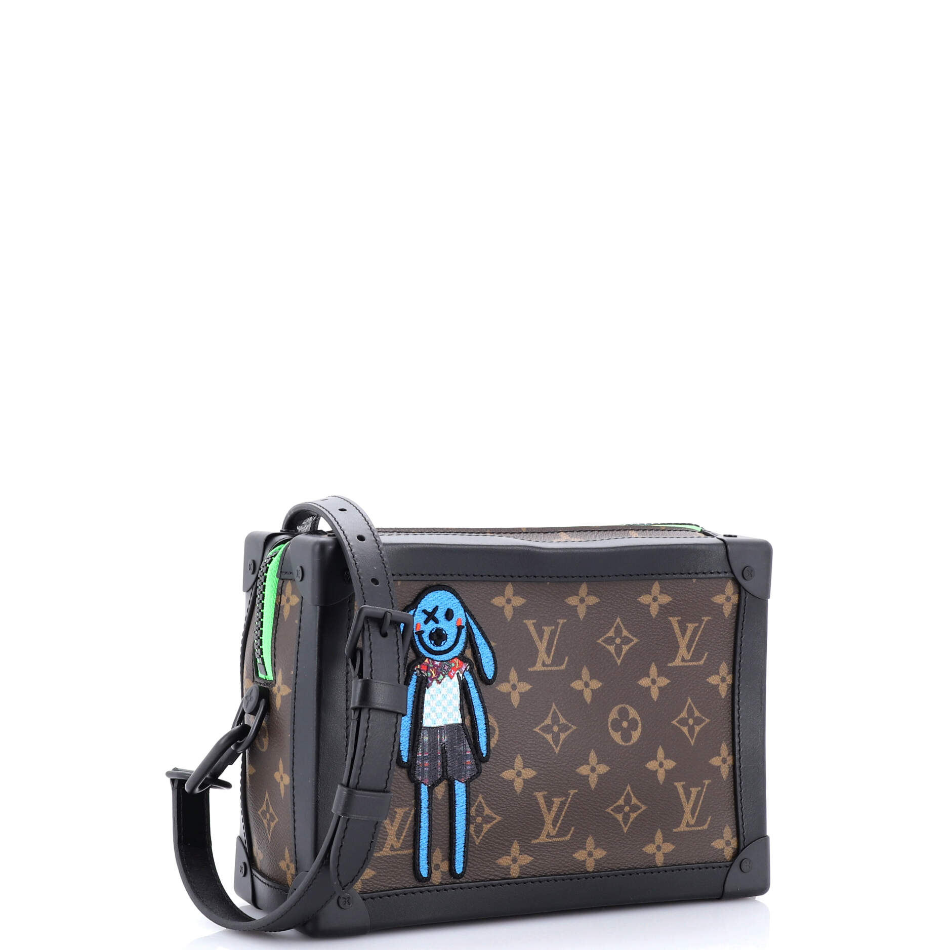 Soft Trunk Bag Monogram Canvas With Lv Friends Patch