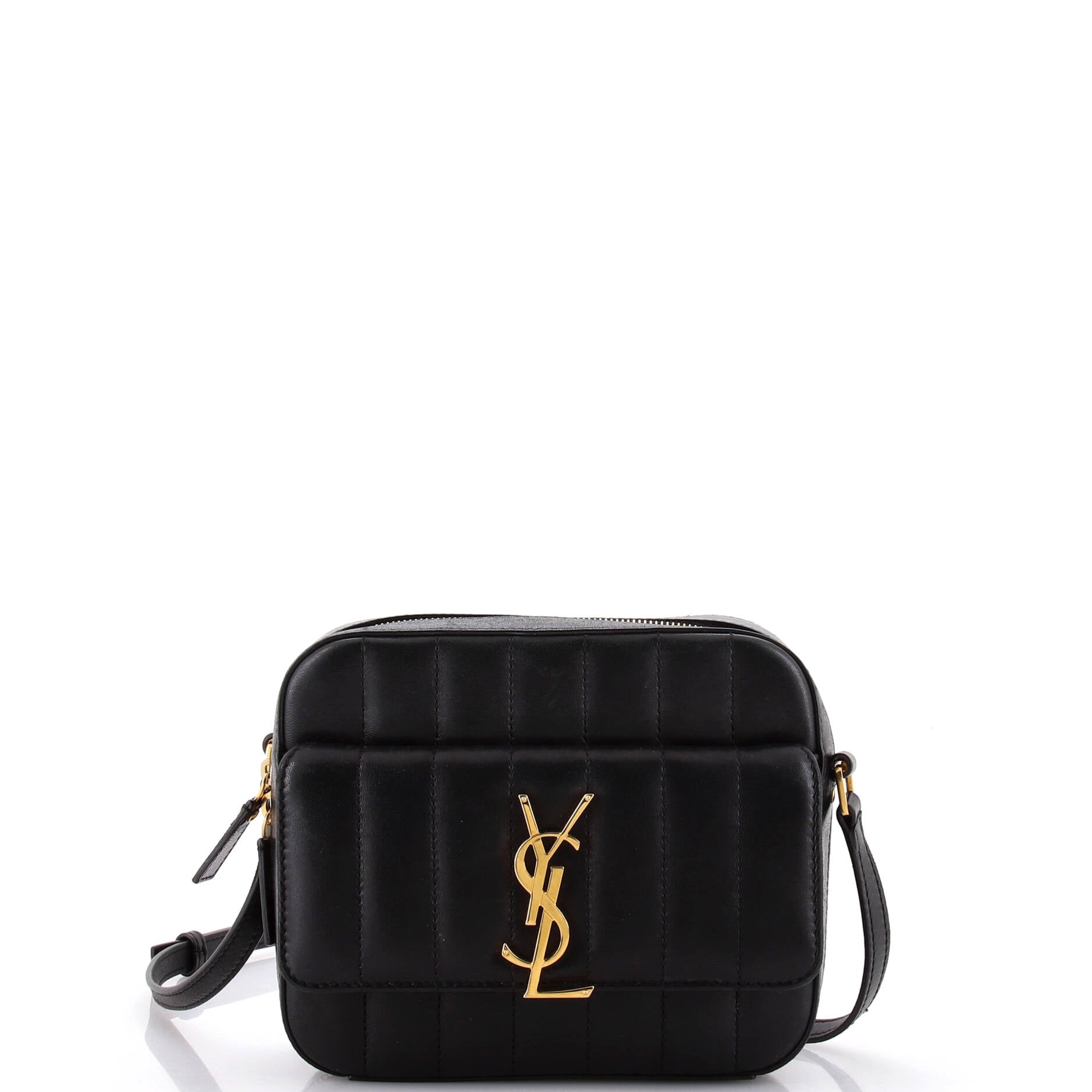 Vicky Camera Bag Vertical Quilted Leather Medium