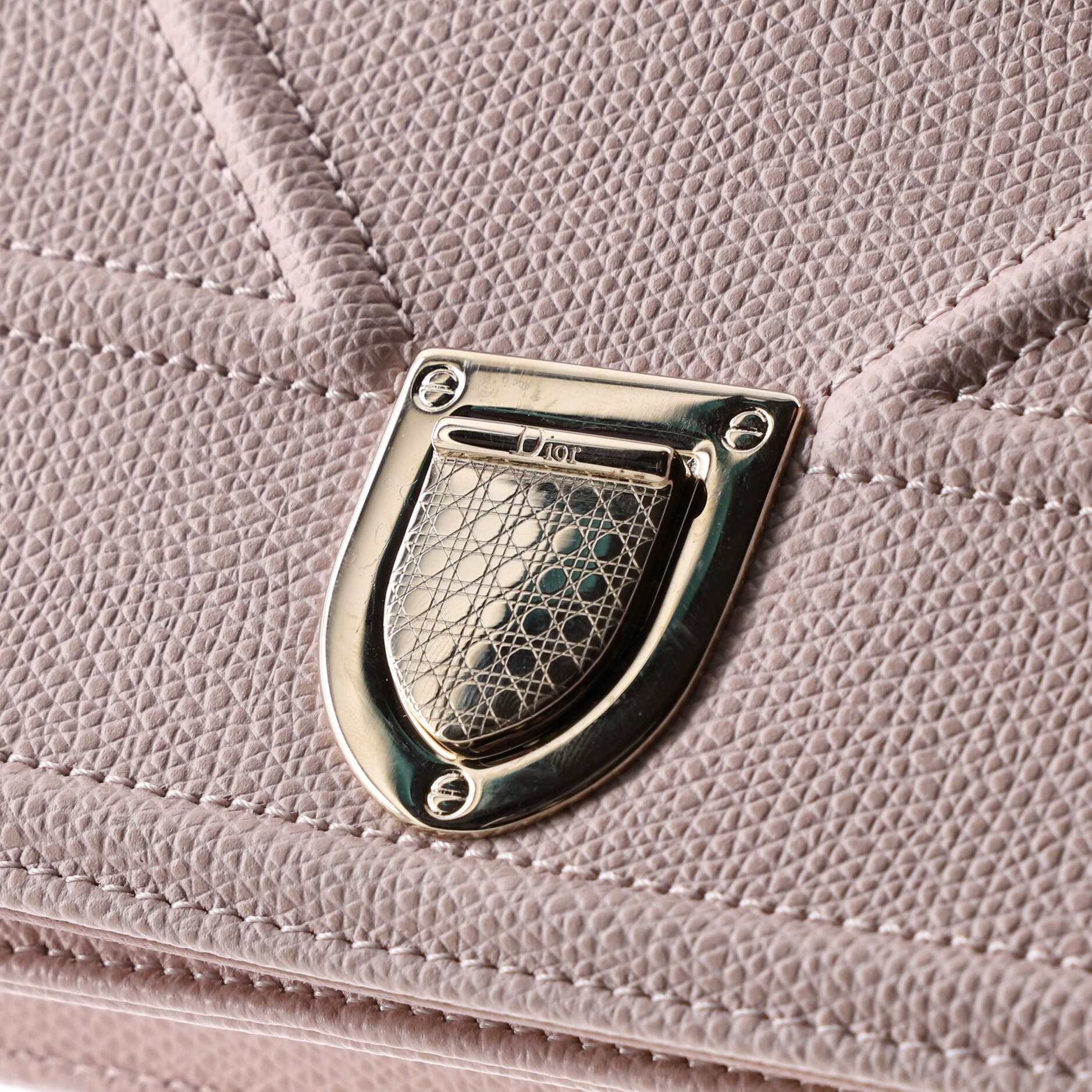 Diorama Wallet On Chain Leather