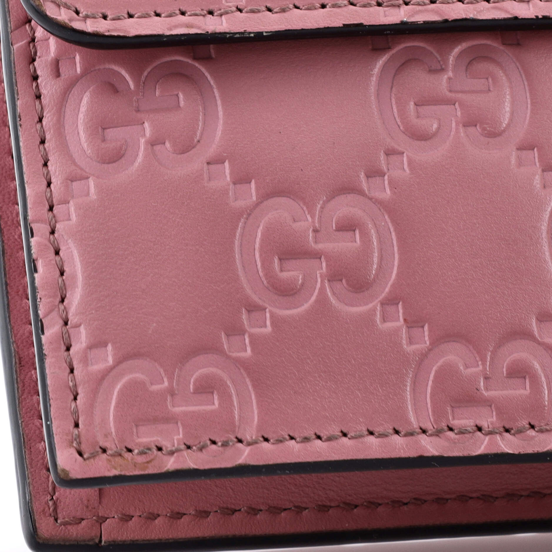Icon Wallet On Chain Guccissima Leather