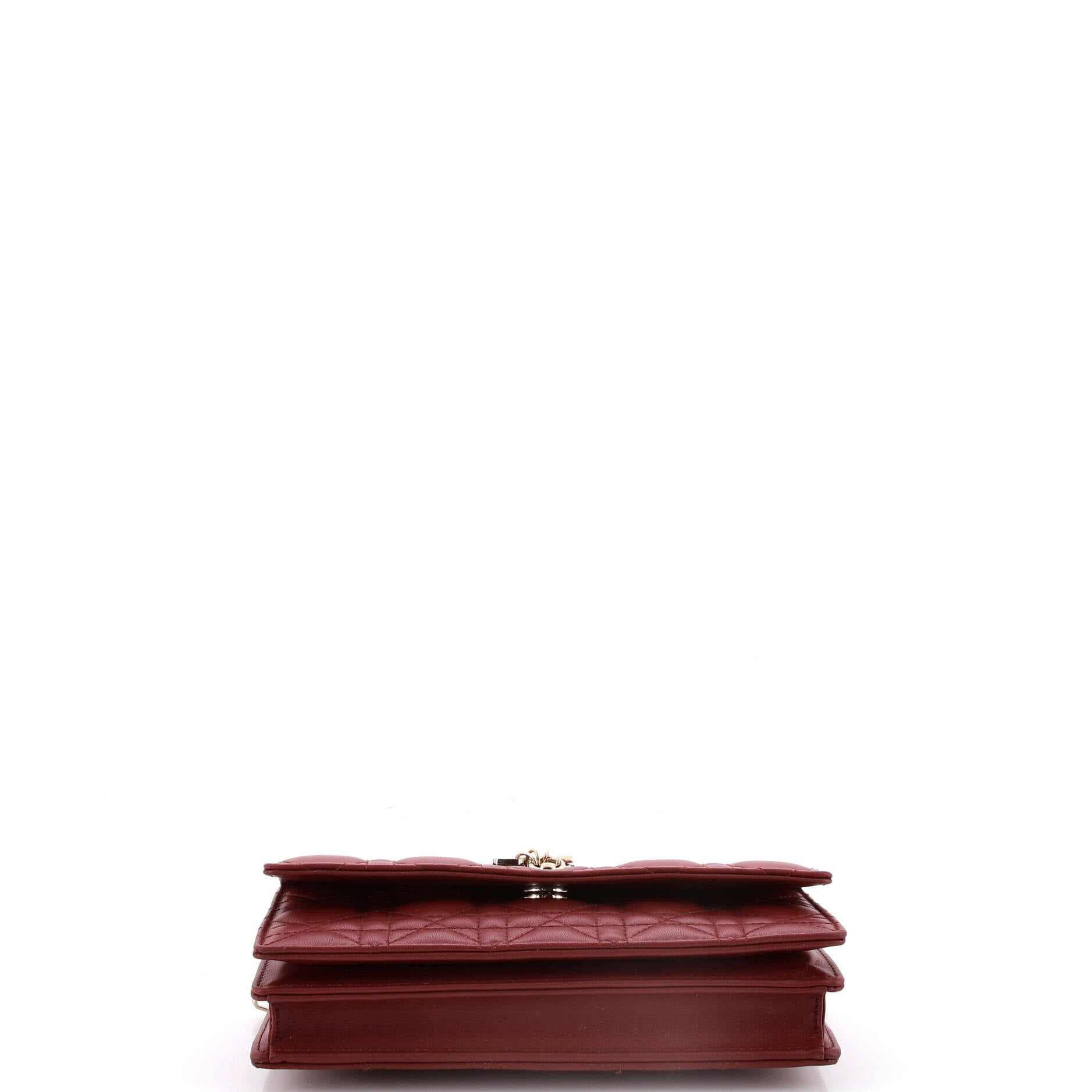 My Dior Top Handle Flap Bag Cannage Quilt Lambskin Mini