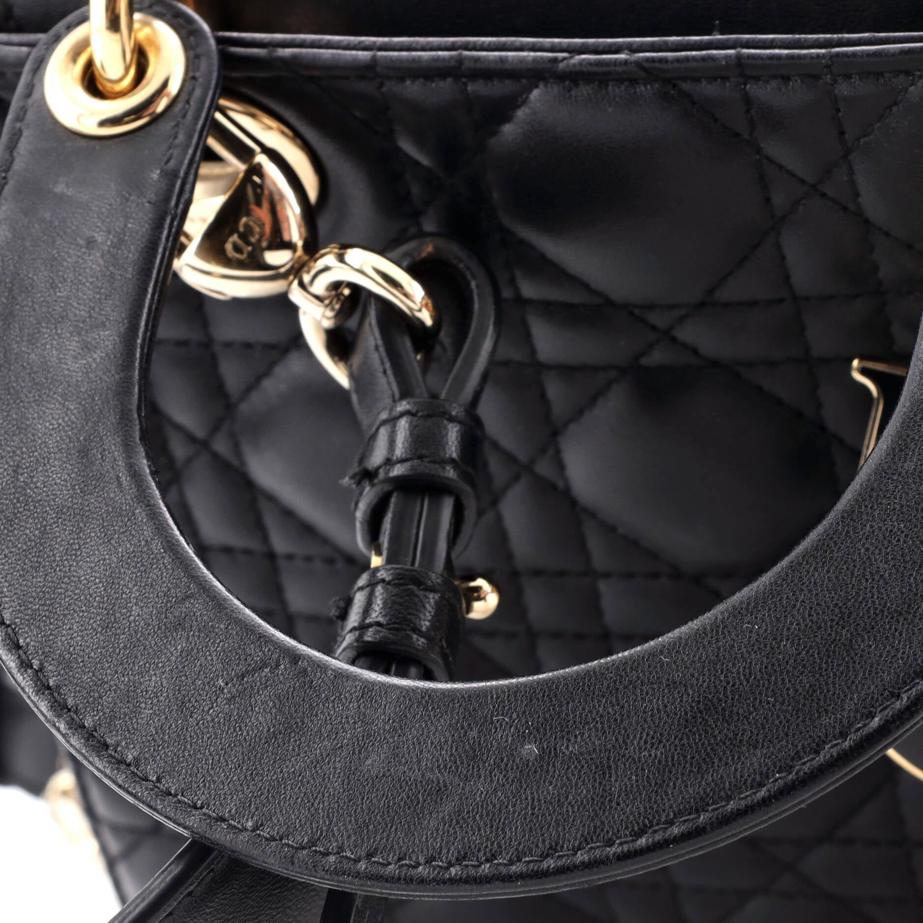 My Abcdior Lady Dior Bag Cannage Quilt Lambskin