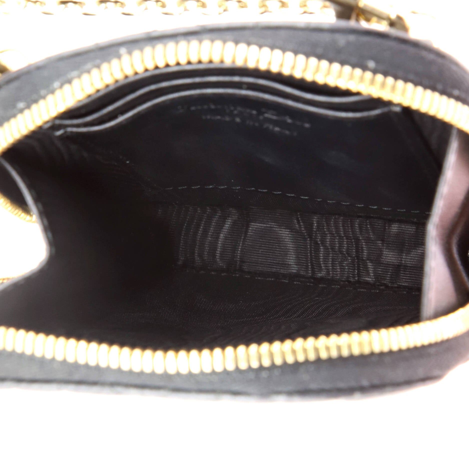 Lady Dior Phone Holder On Chain Cannage Quilt Lambskin