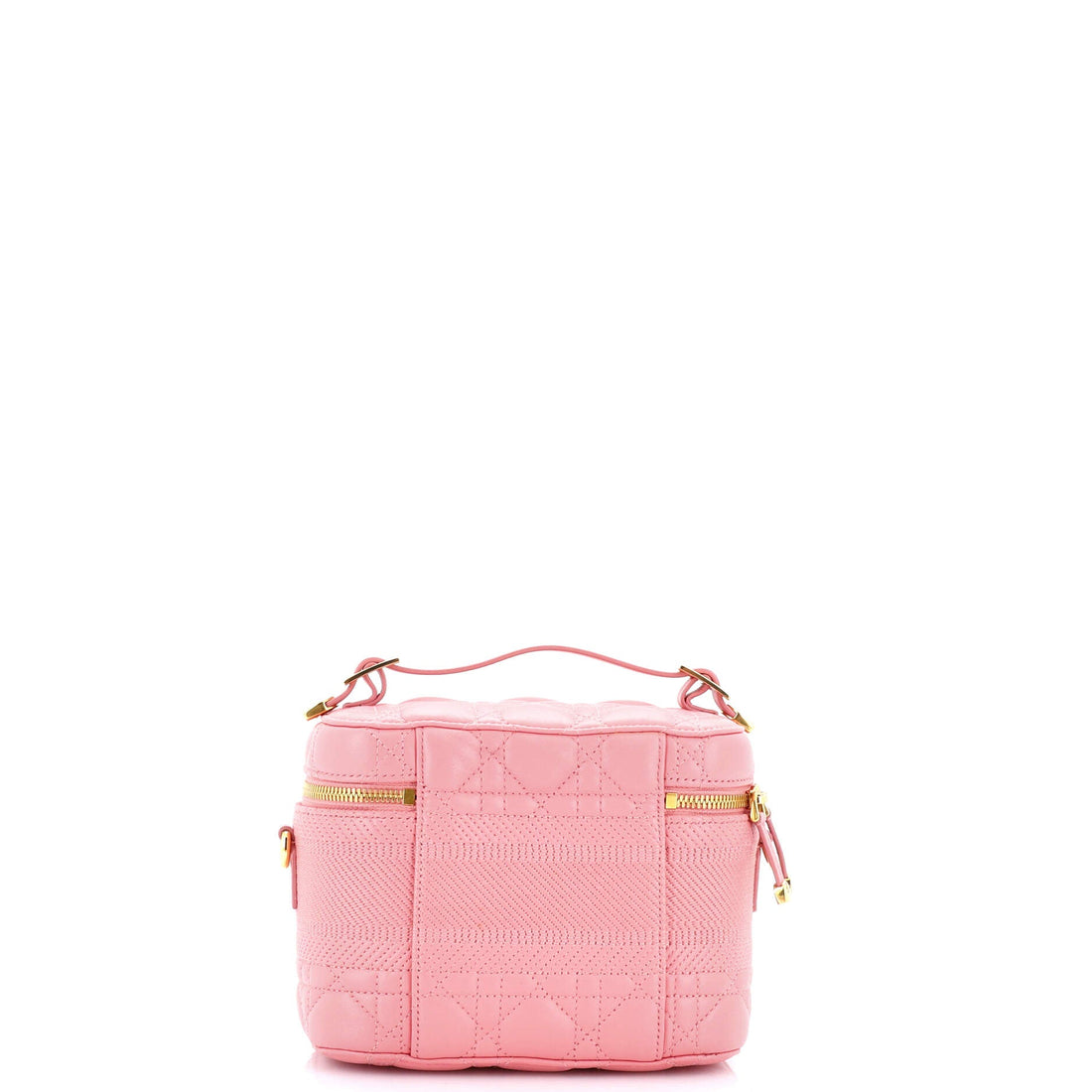 Diortravel Convertible Vanity Case Cannage Quilt Lambskin Small