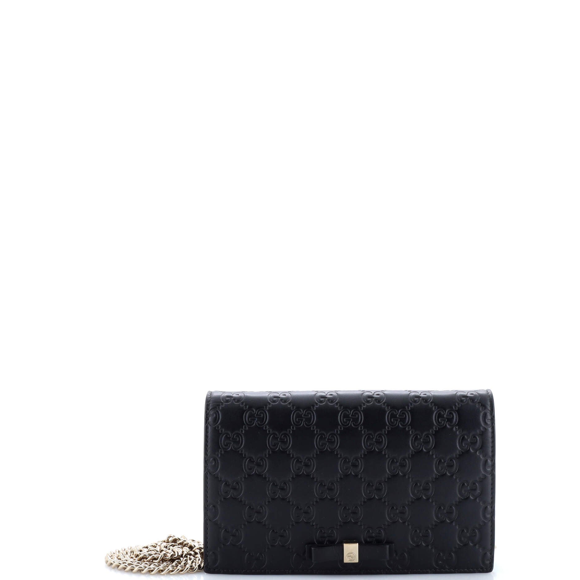 Signature Wallet On Chain Guccissima Leather