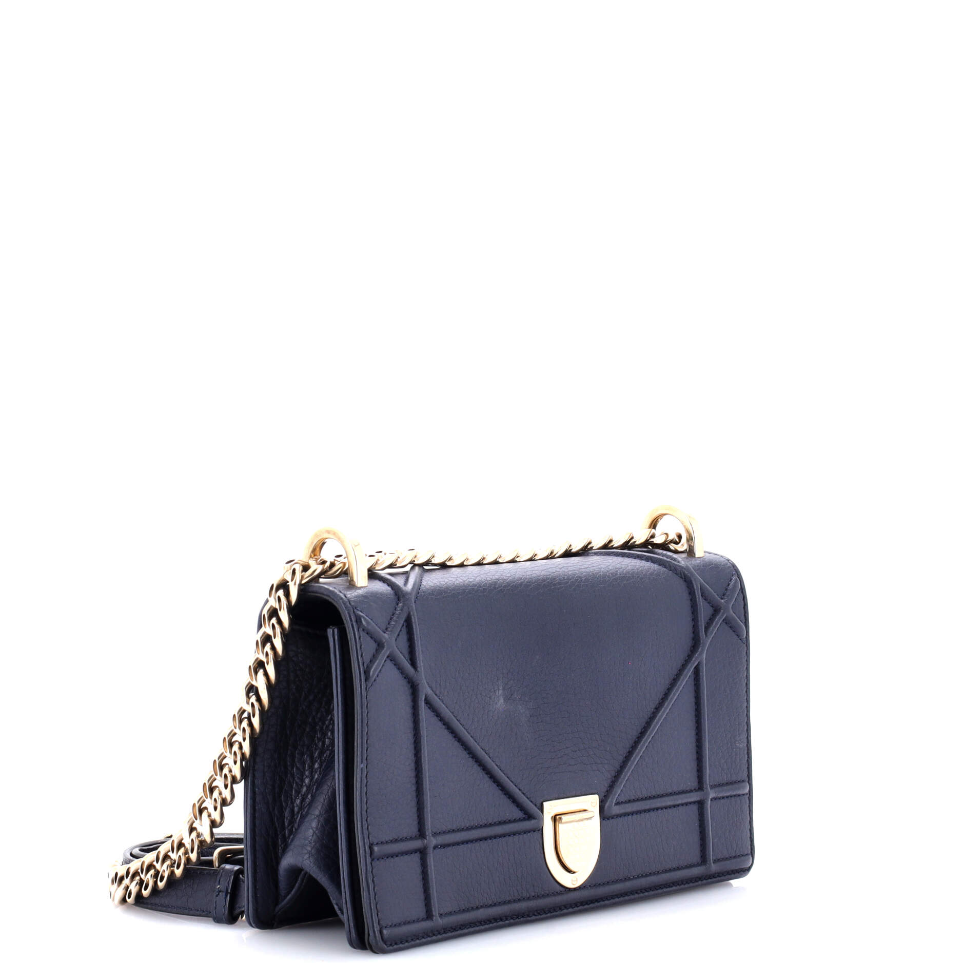 Diorama Flap Bag Grained Calfskin Small