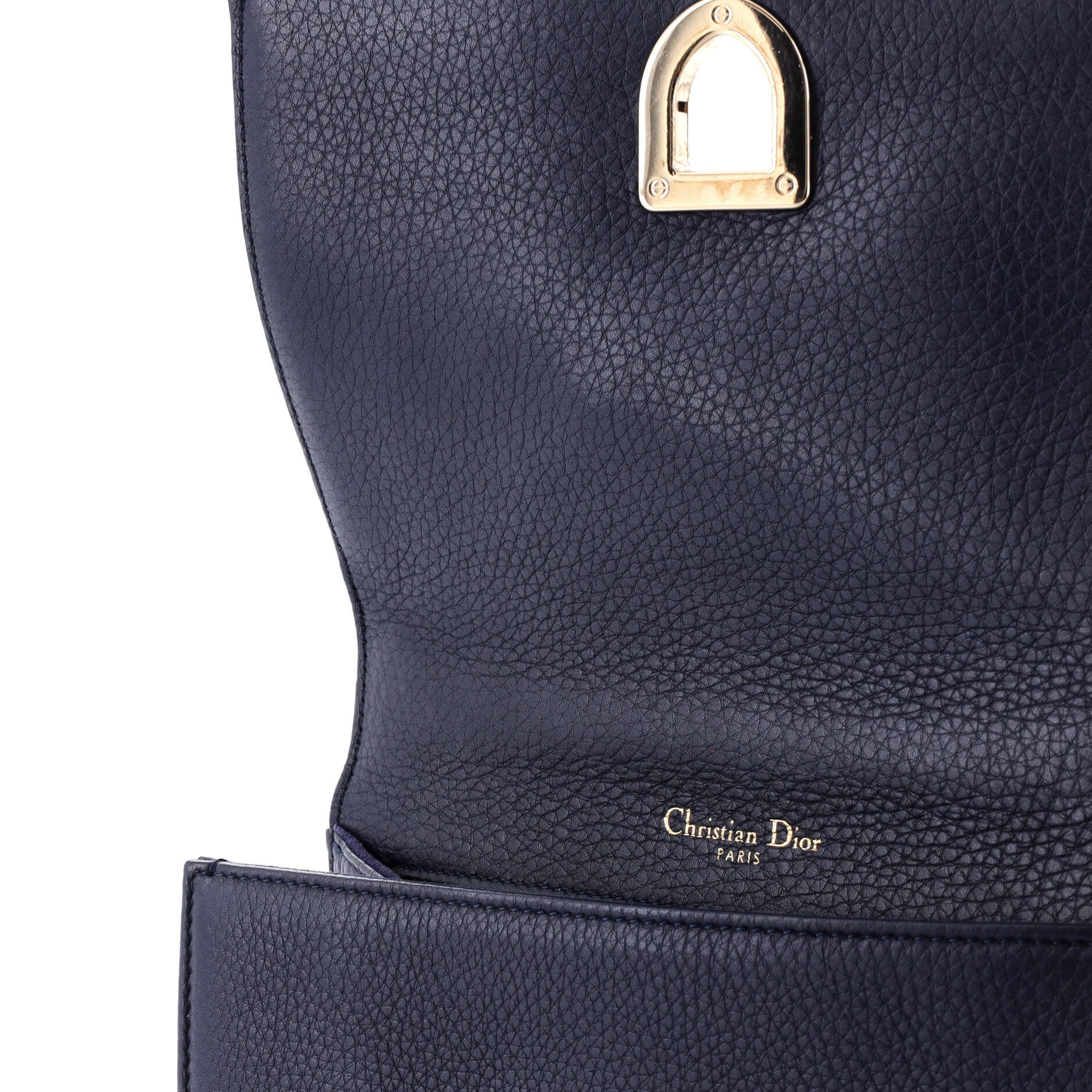 Diorama Flap Bag Grained Calfskin Small