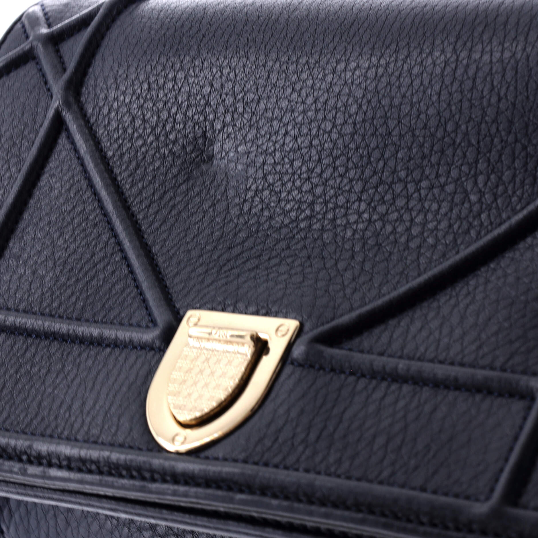 Diorama Flap Bag Grained Calfskin Small