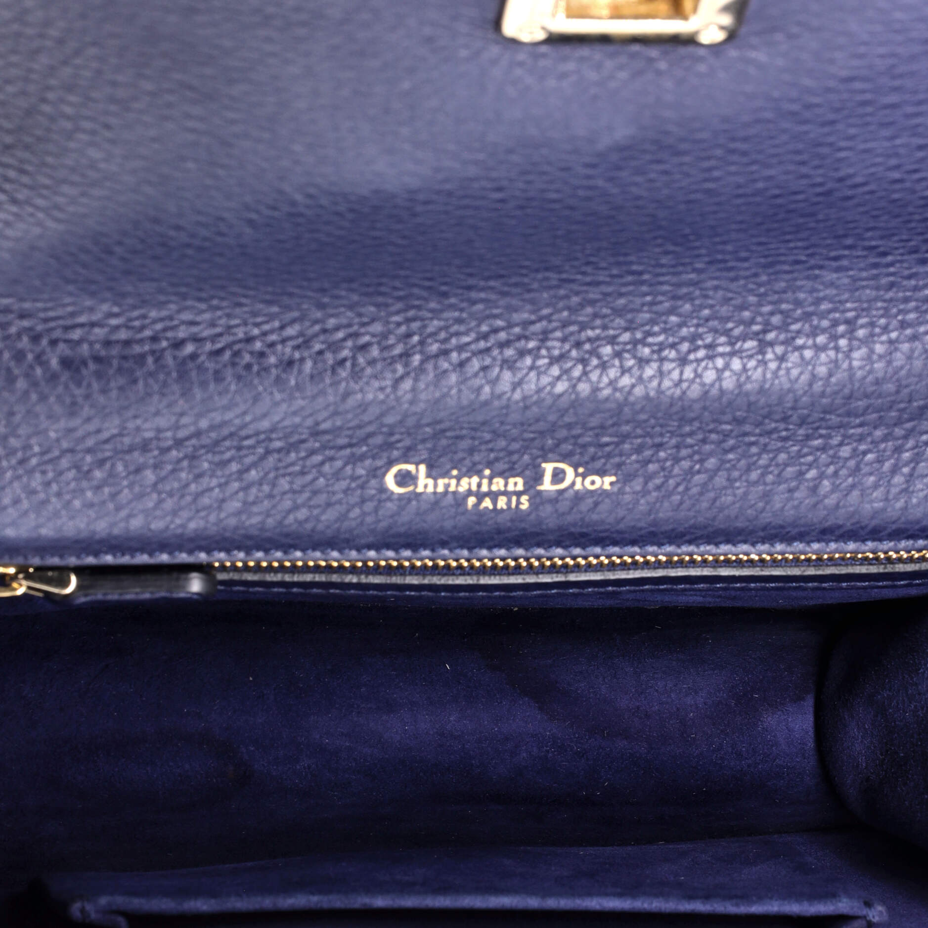 Diorama Flap Bag Grained Calfskin Small
