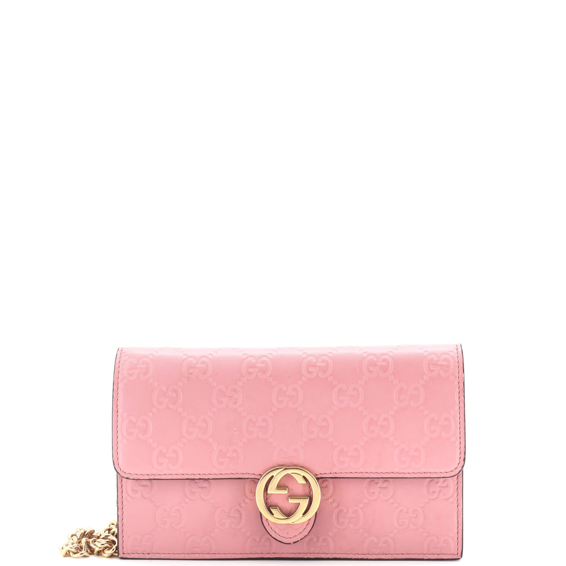 Icon Wallet On Chain Guccissima Leather