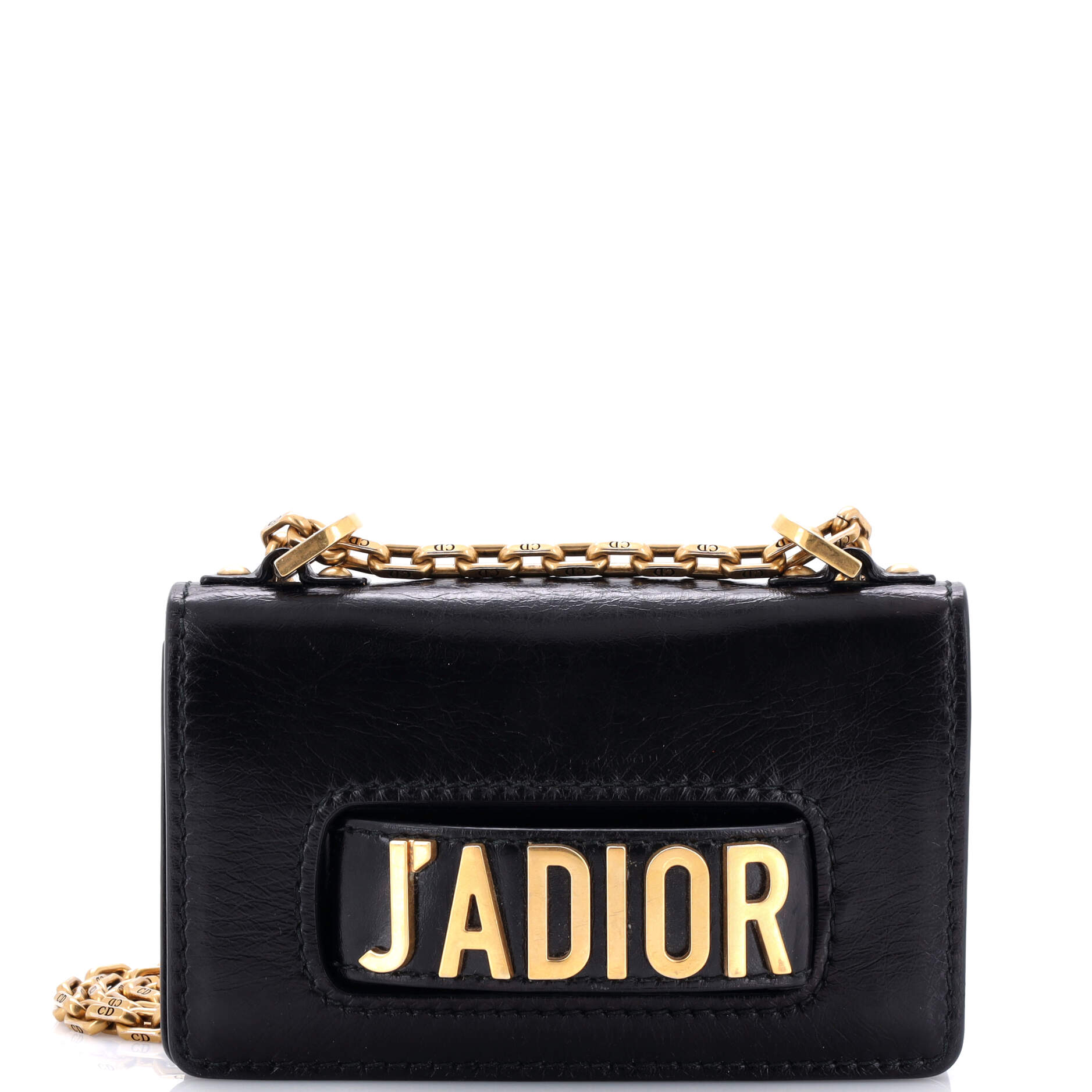 J'adior Flap Bag Leather Mini