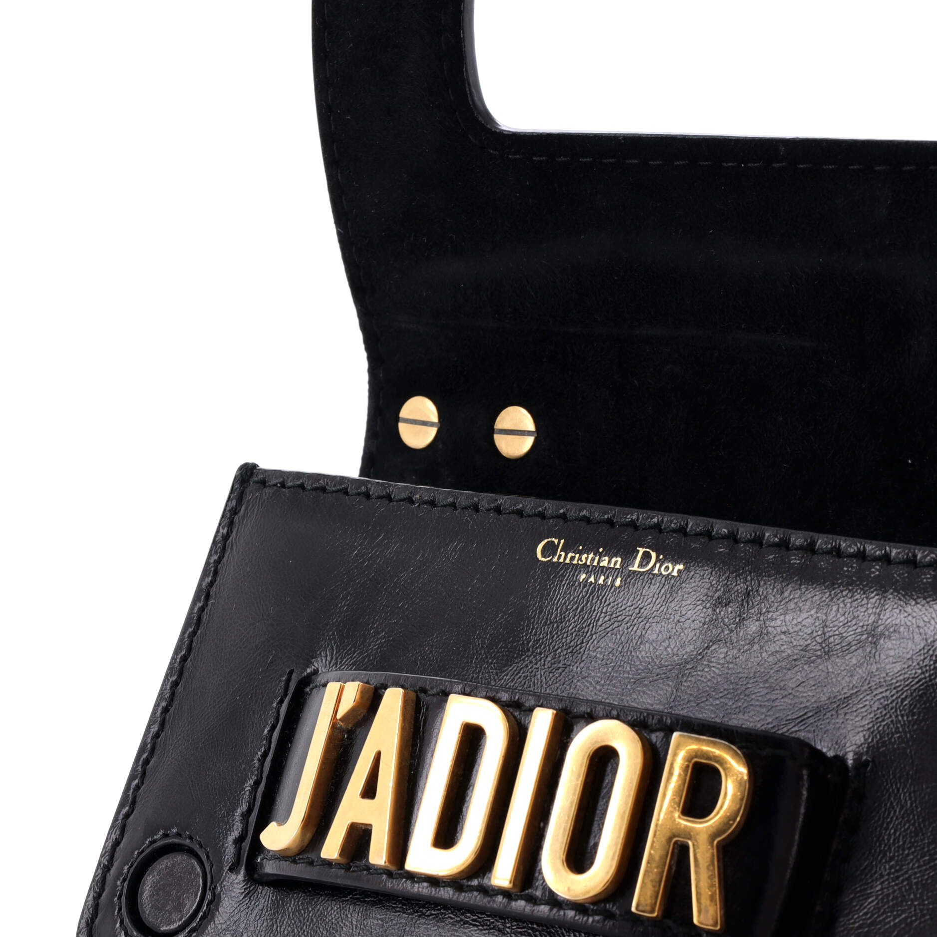 J'adior Flap Bag Leather Mini