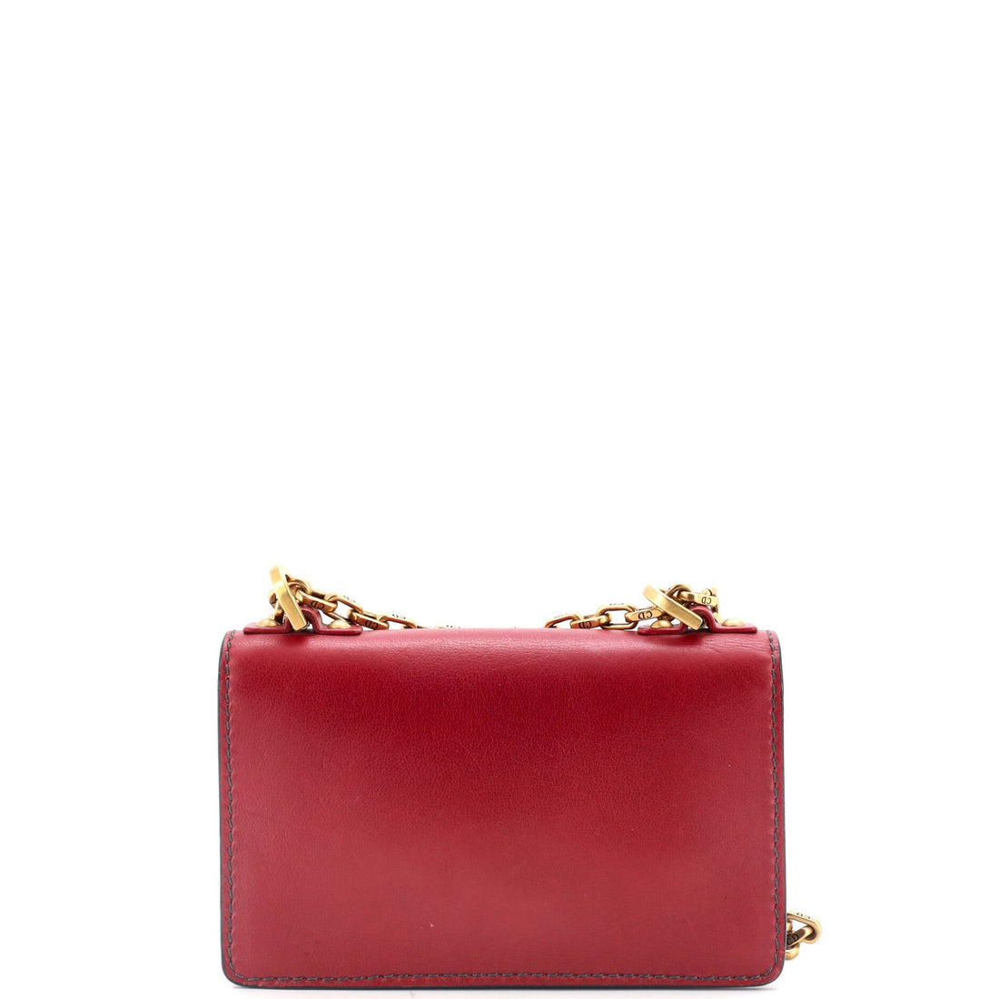 J'adior Flap Bag Leather Mini