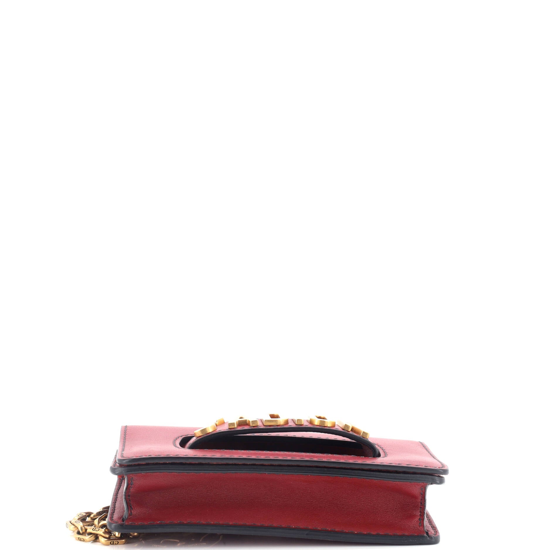 J'adior Flap Bag Leather Mini