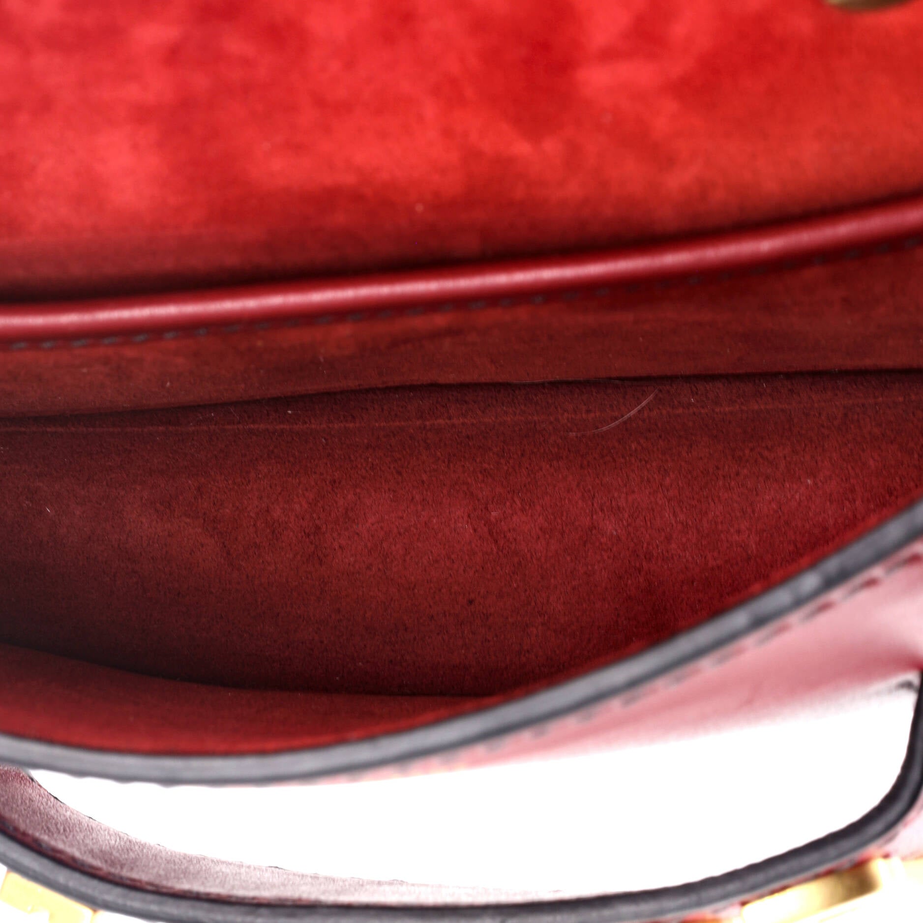 J'adior Flap Bag Leather Mini
