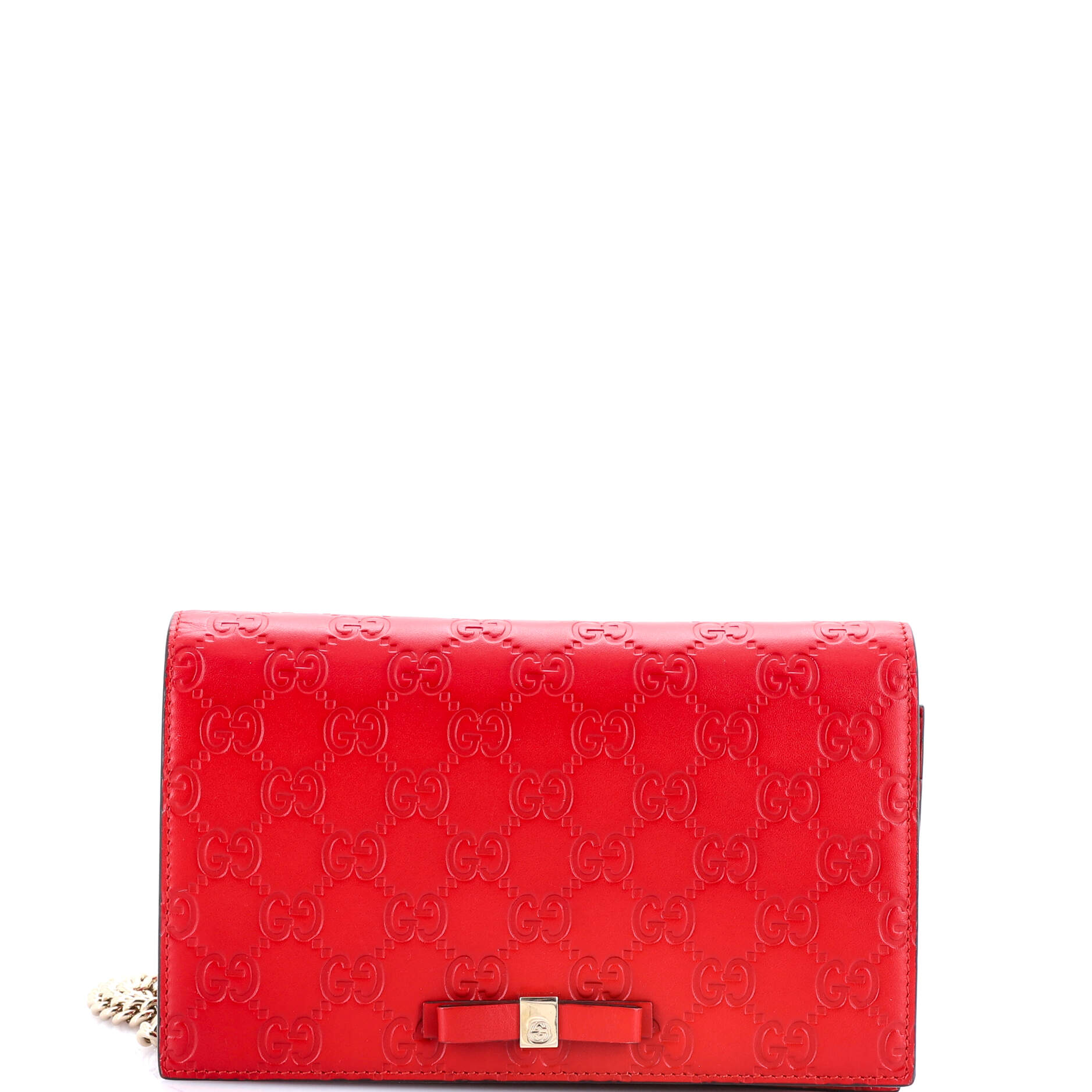 Signature Wallet On Chain Guccissima Leather